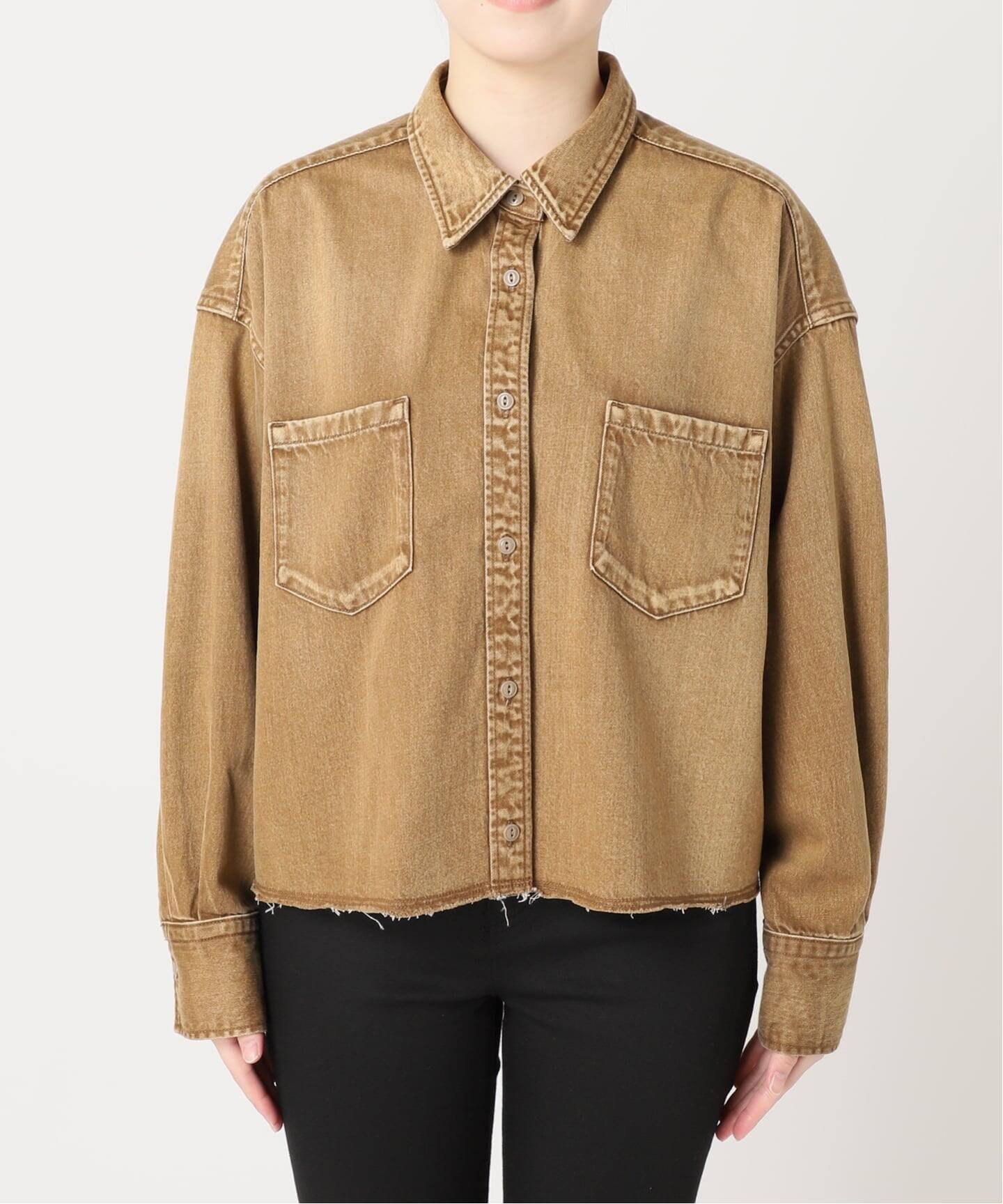 JOURNAL STANDARD｜《追加3》ライトオンスデニムクロップドシャツ