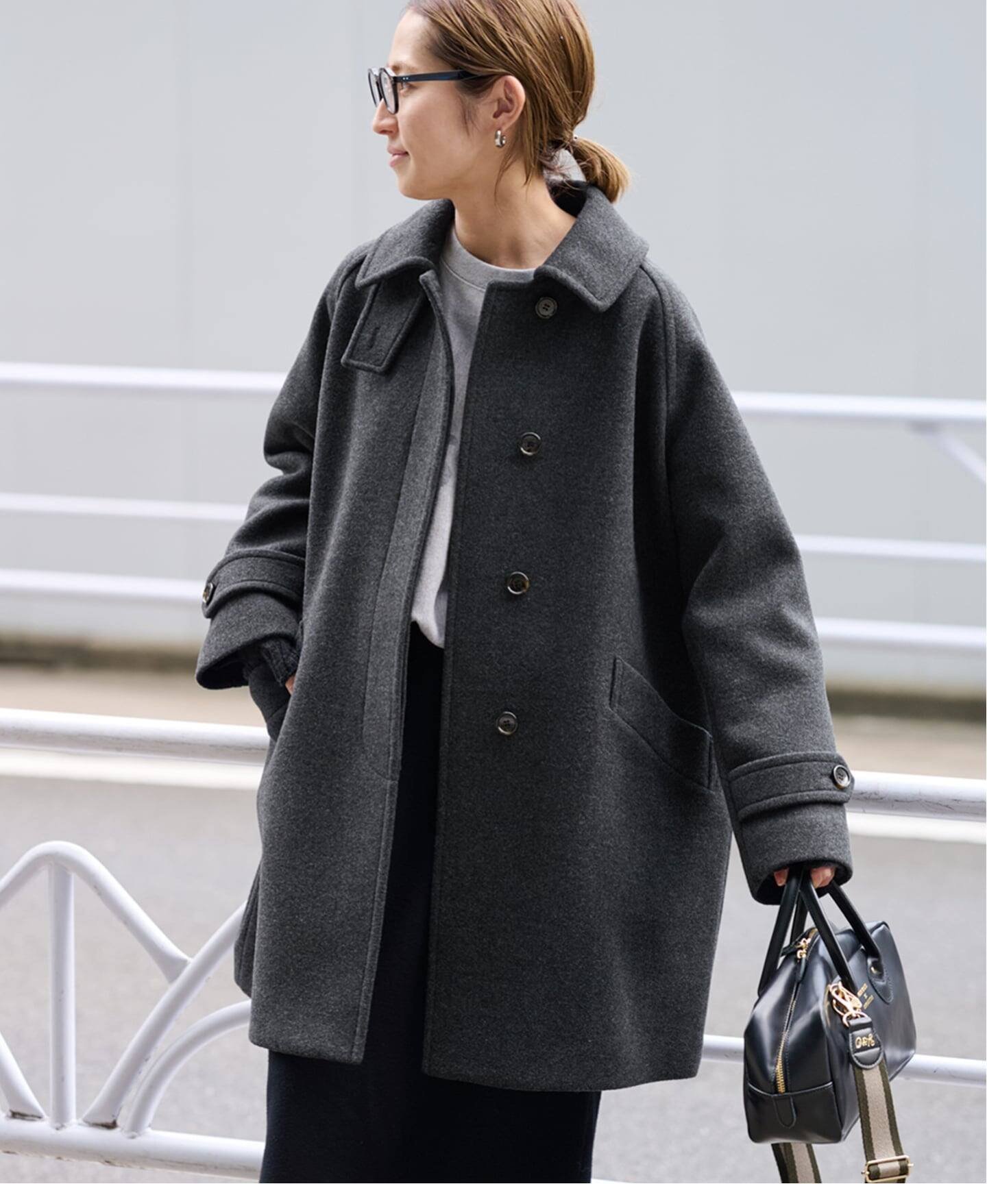 FRAMeWORK｜≪追加≫ラムウールMIXシャルムバルカラーコート 2