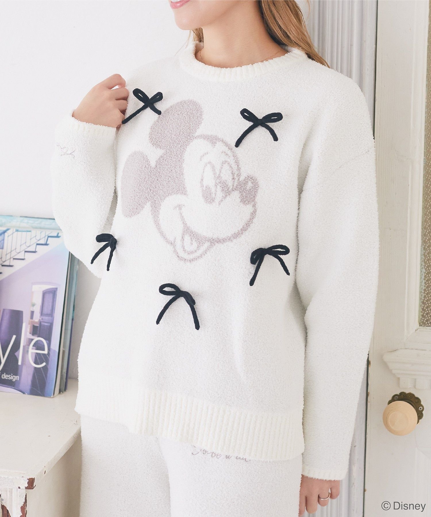 Areeam｜ミッキー/ミニー/リボンニットプルオーバー | Rakuten Fashion