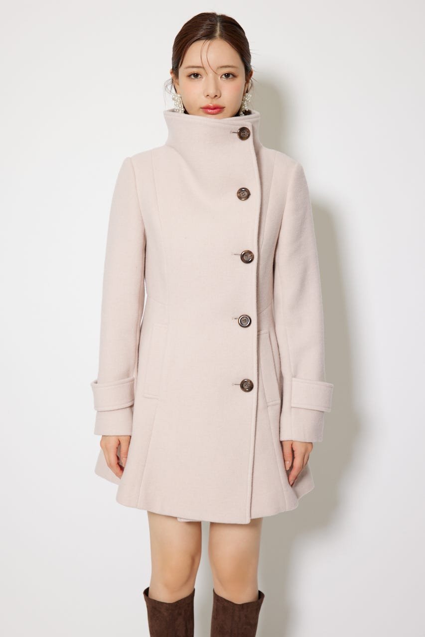 rienda｜25オーバーネックシンデレララインミニコート | Rakuten