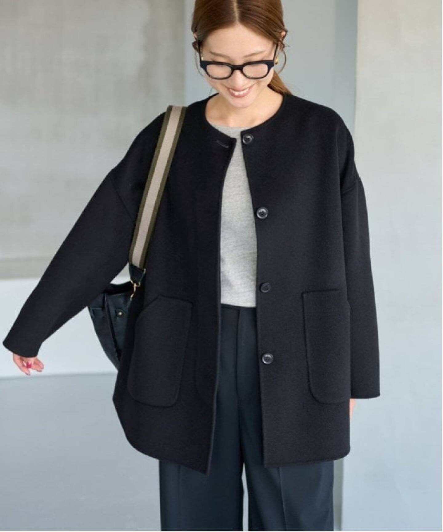 FRAMeWORK｜≪WEB限定追加≫ハミルトンリバークルーネックコート