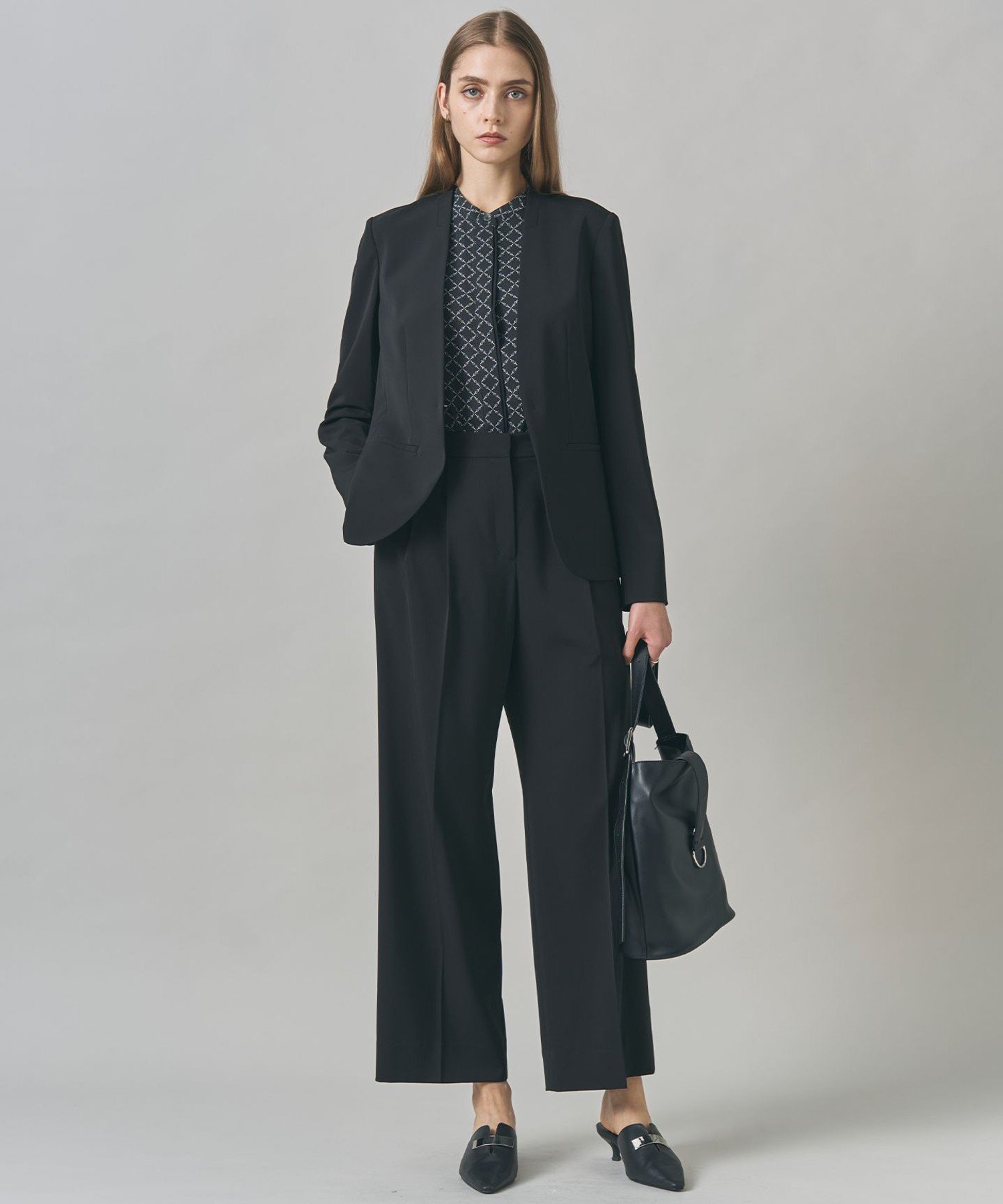 ICB｜【防シワ・速乾・洗える】Fied ノーカラージャケット | Rakuten