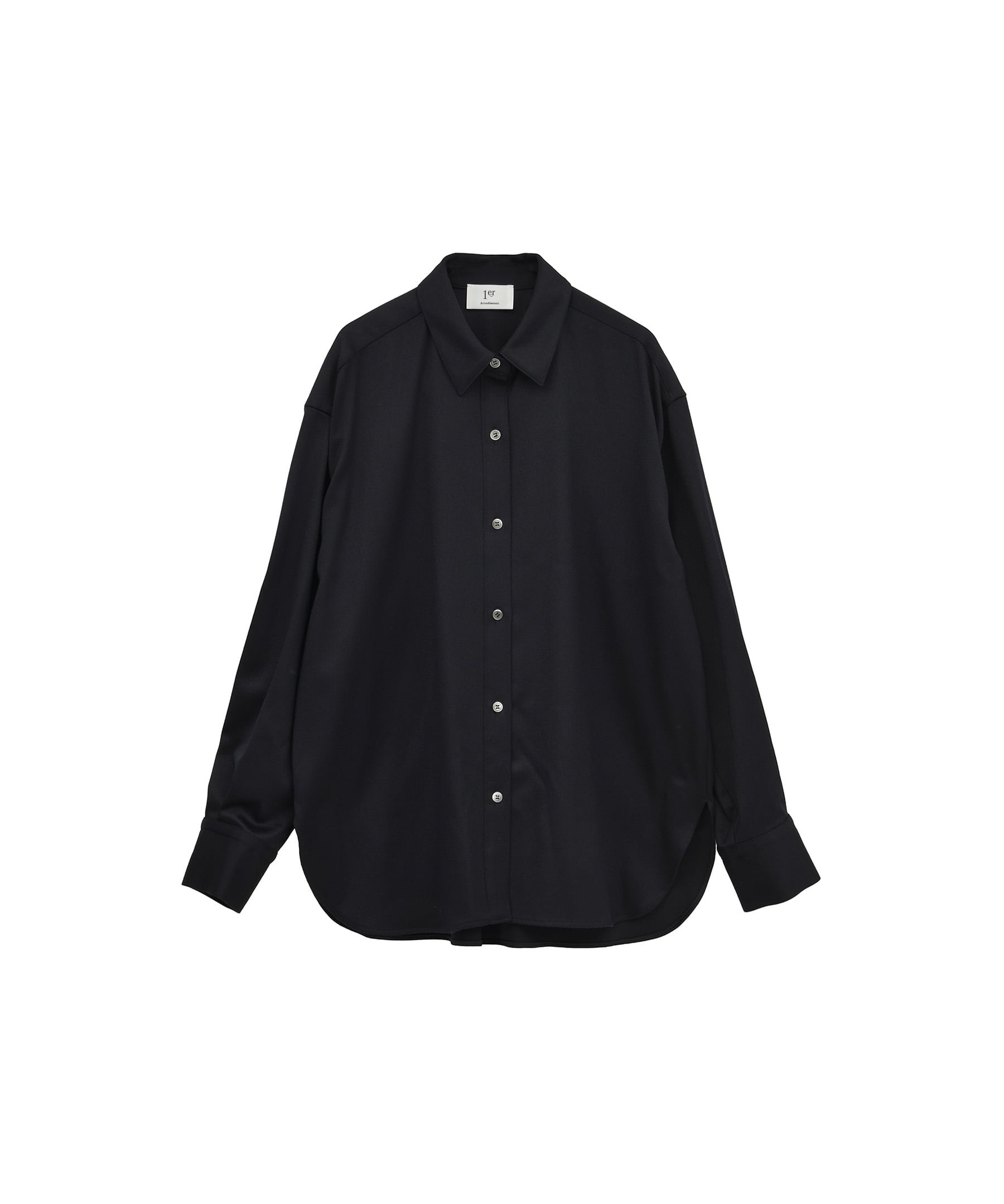 1er Arrondissement｜ウールサテンシャツ | Rakuten Fashion(楽天