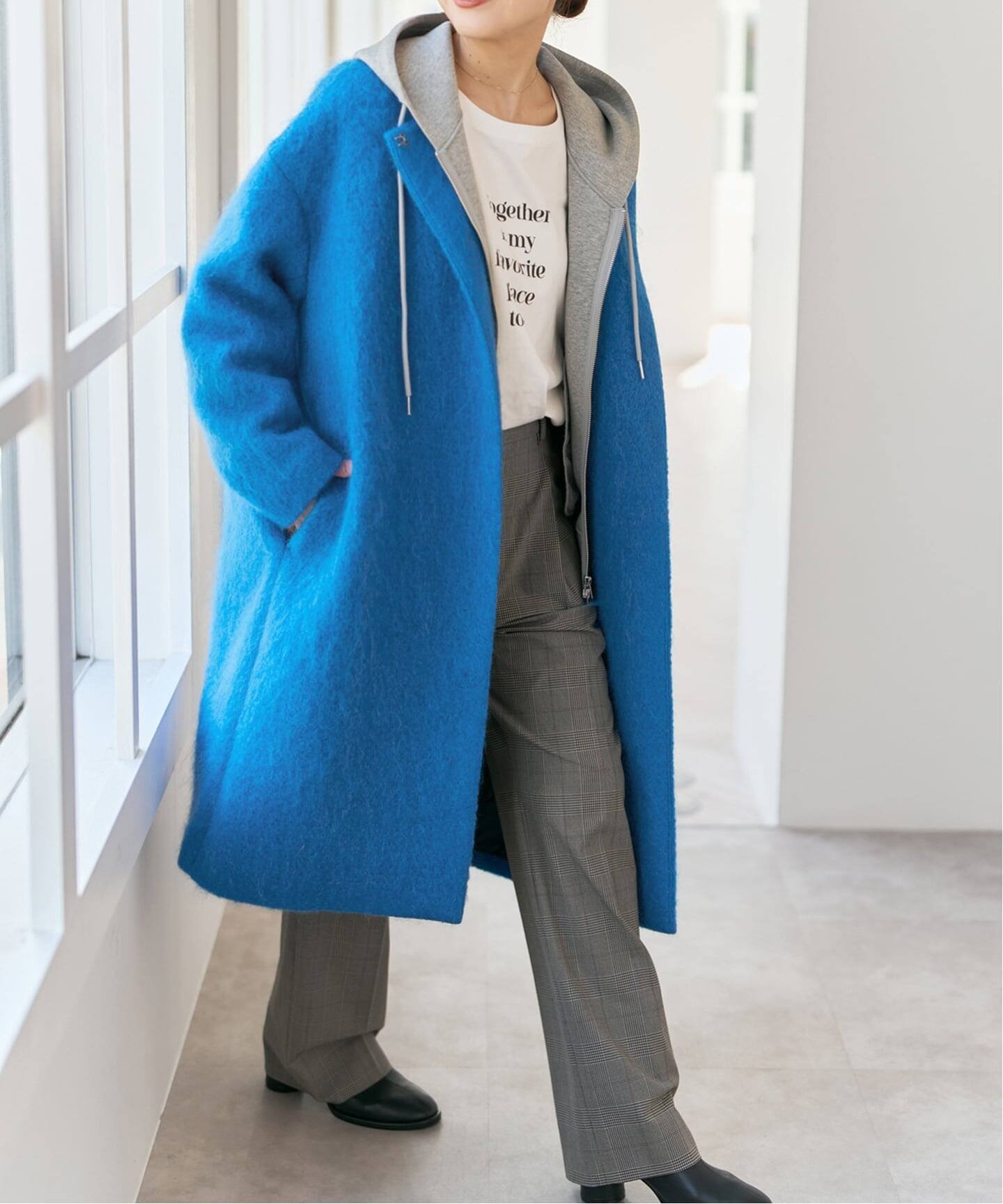 現行】regleam コクーンシャギーコート 25AW 定価3.5万 大人気 現行