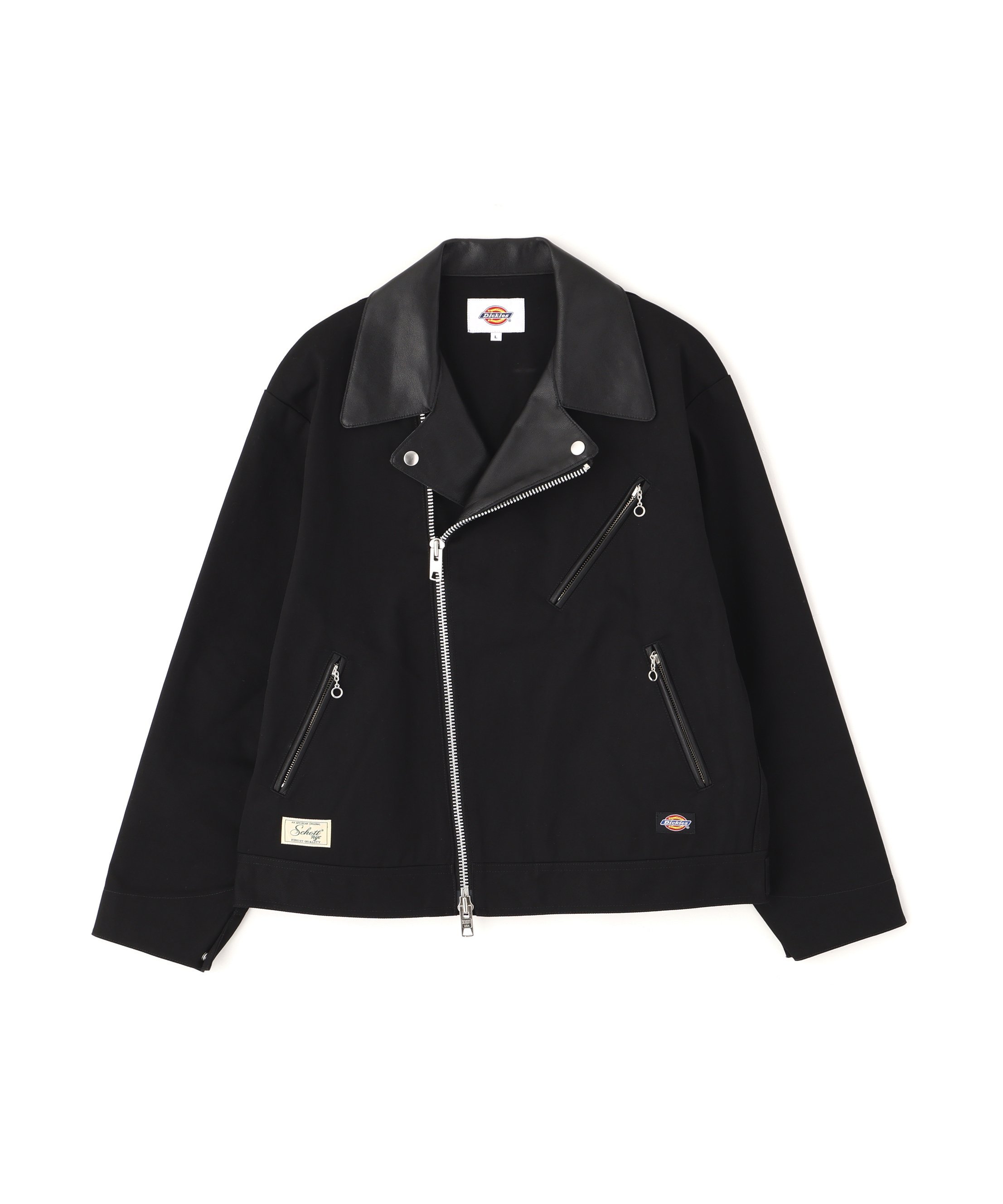 Schott｜×DICKIES/ディッキーズ/LEATHER COMB. DOUBLE RIDERS/レザー