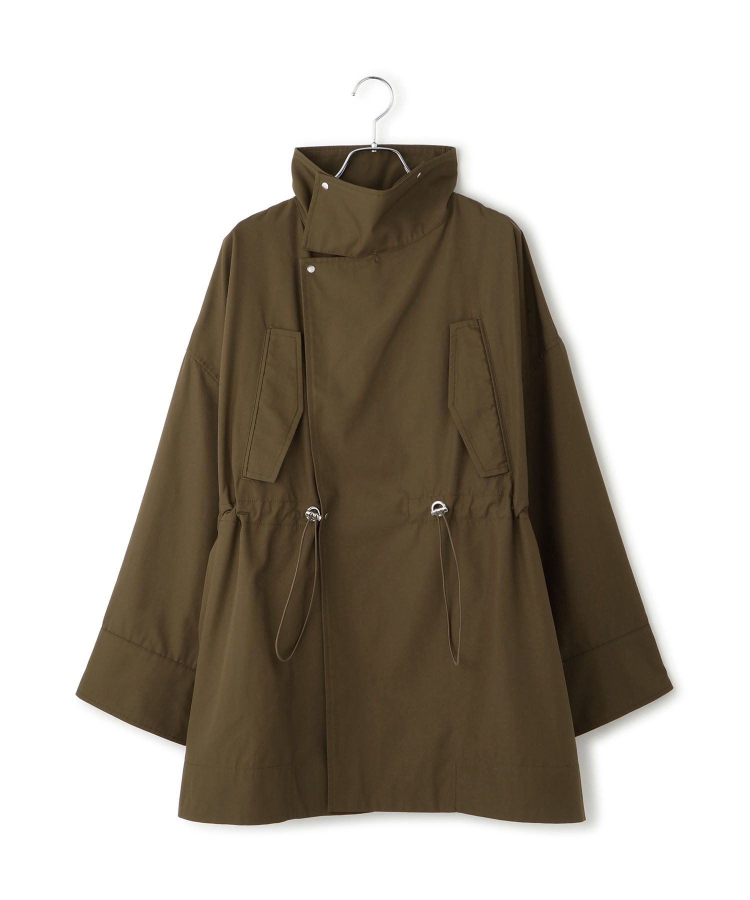 ADAM ET ROPE'｜【WEB限定】・【サステナブル】スタンドカラーハーフ