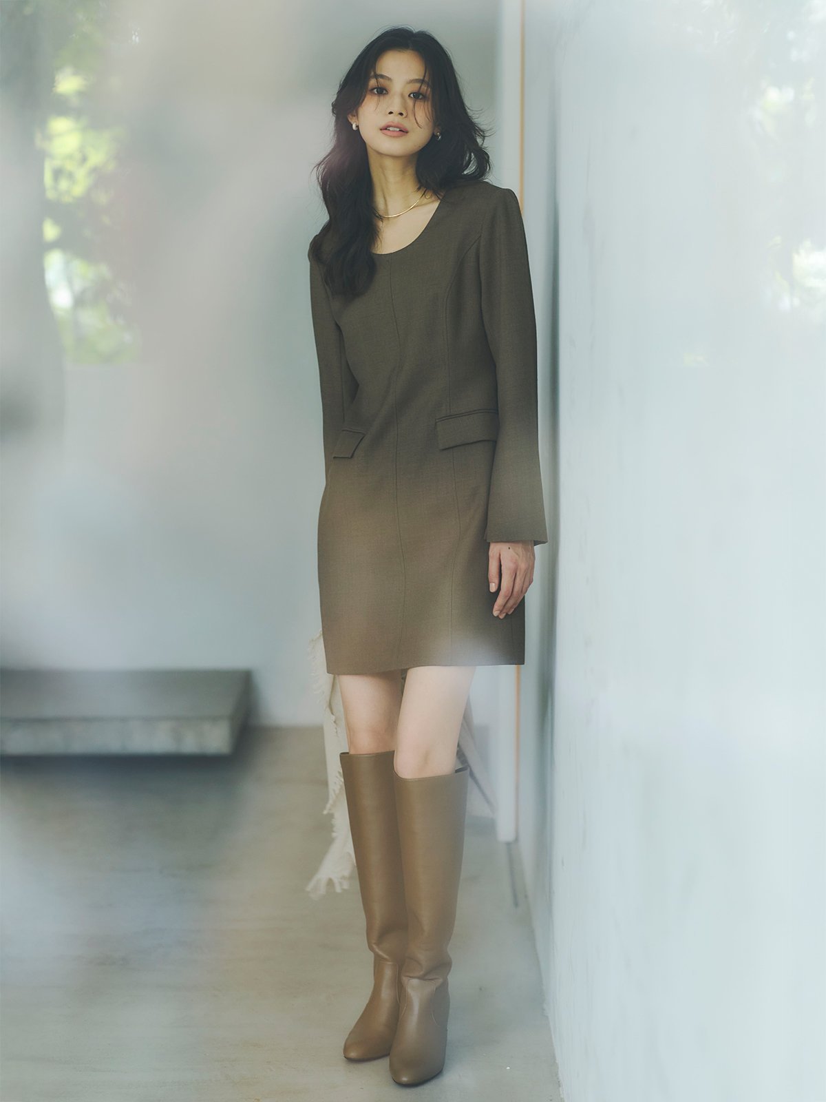 anuans｜ボクシーミニワンピース | Rakuten Fashion(楽天ファッション