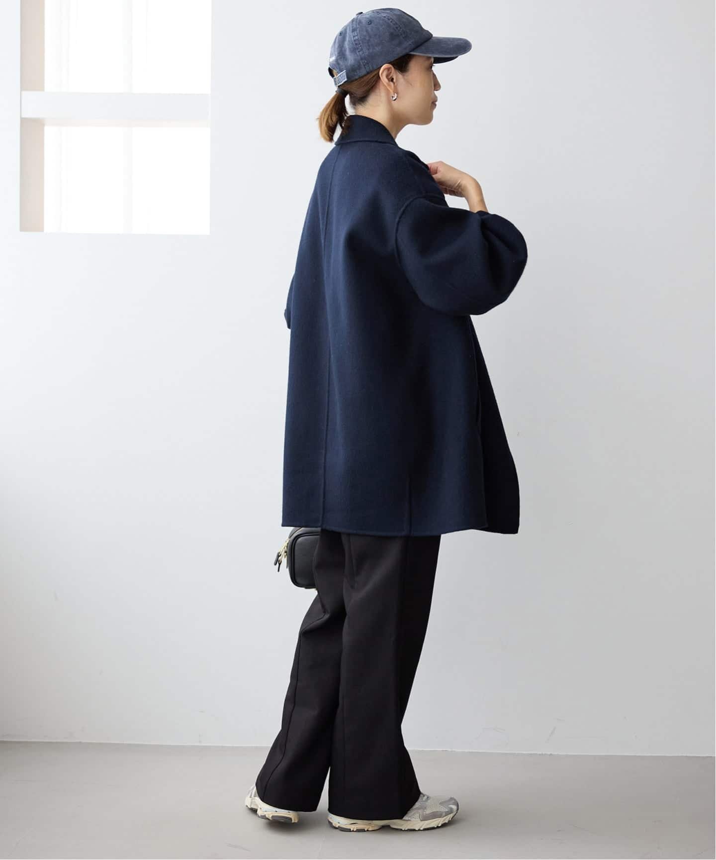 SLOBE IENA｜souple wool ダブルフェイスミドルコート | Rakuten