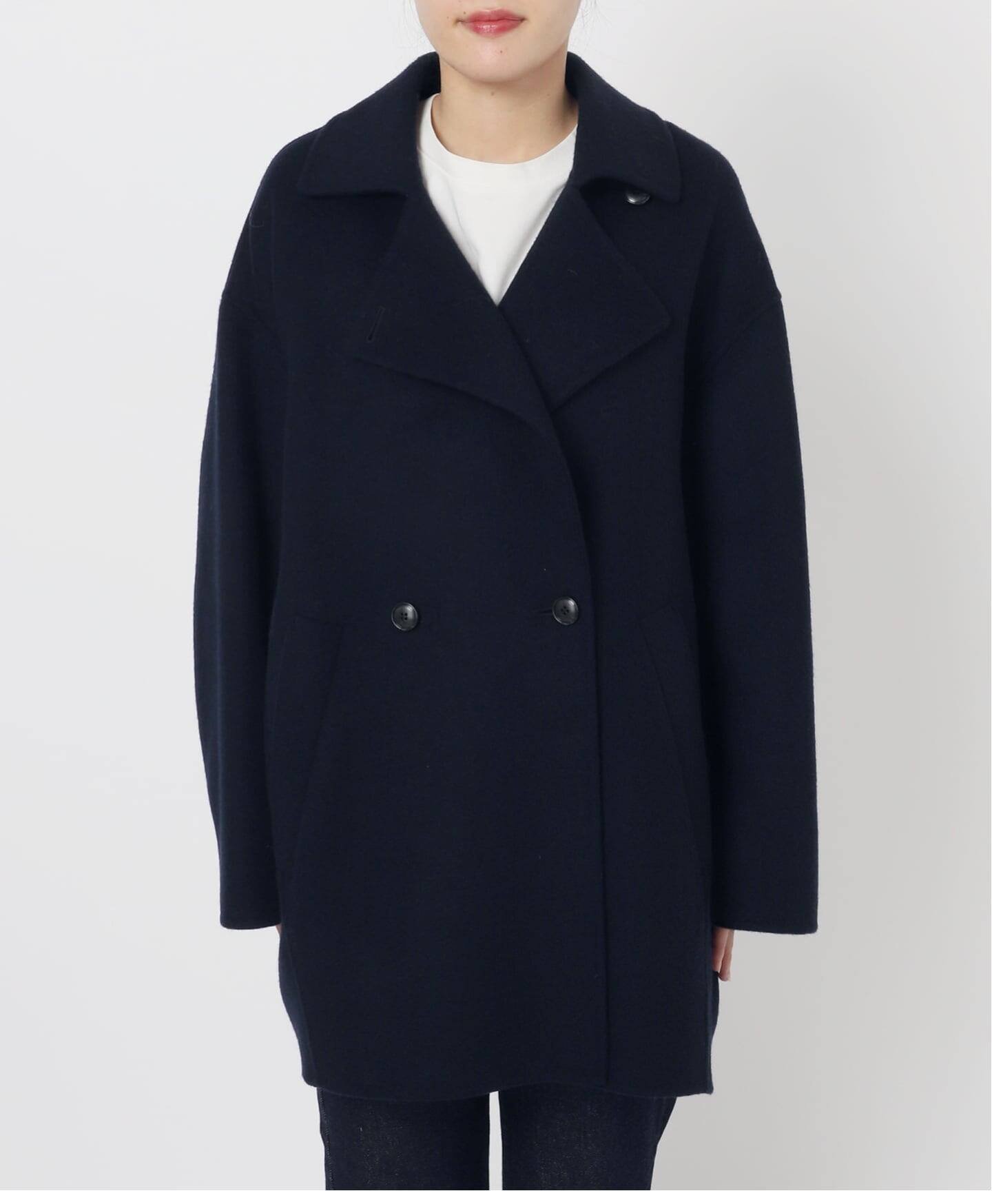 SLOBE IENA｜souple wool ダブルフェイスミドルコート | Rakuten