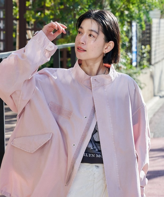 FREAK'S STORE｜M-65 フェード加工 ショートモッズコート/スプリング