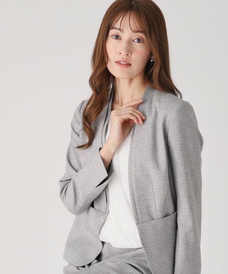 COUP DE CHANCE｜【洗える/日本製/スーツ可】ノーカラージャケット