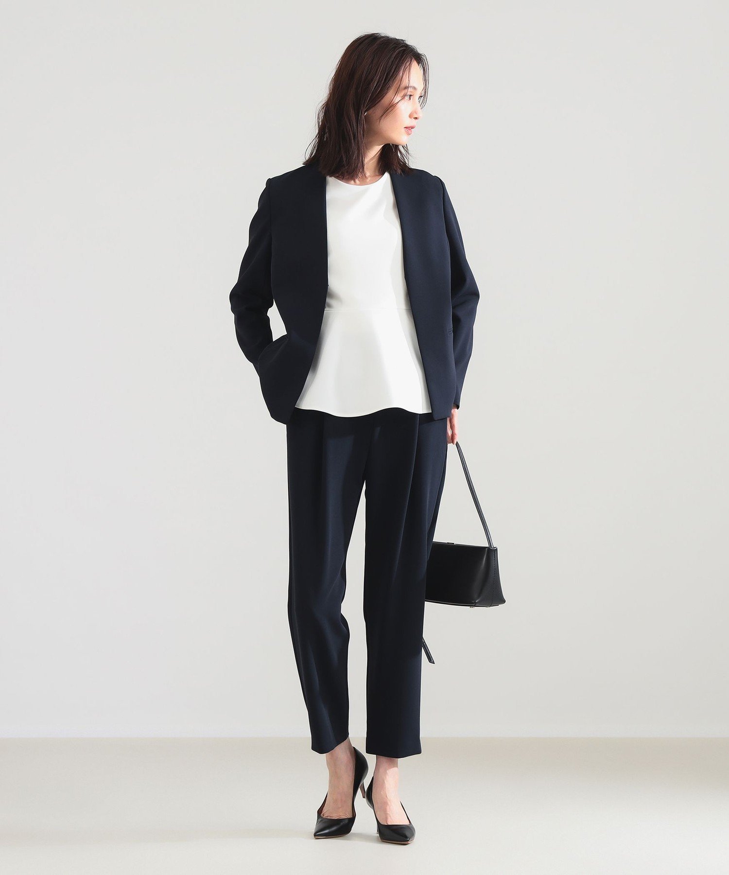 Demi-Luxe BEAMS｜＜セットアップ対応＞トリアセ カラーレスジャケット