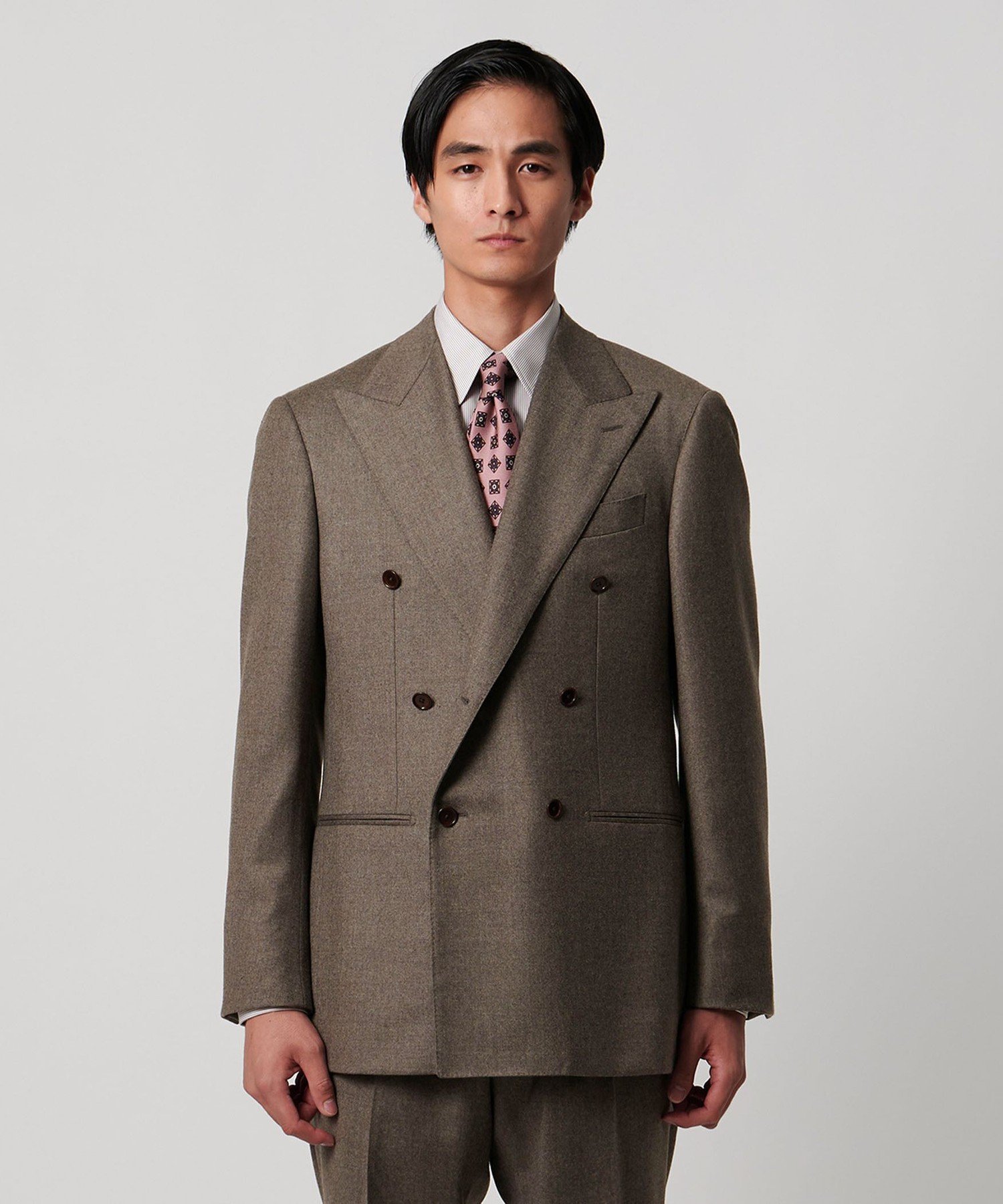 UNITED ARROWS｜Vitale Barberis Canonico ライトフランネル ダブル6