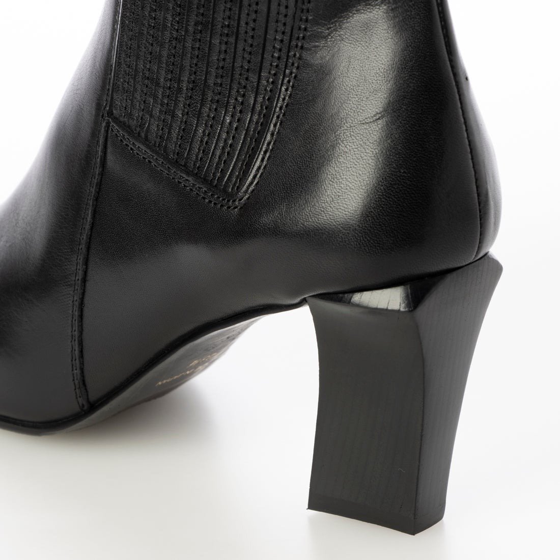 RABOKIGOSHI｜7.5cmヒール本革サイドゴアブーツ | Rakuten Fashion