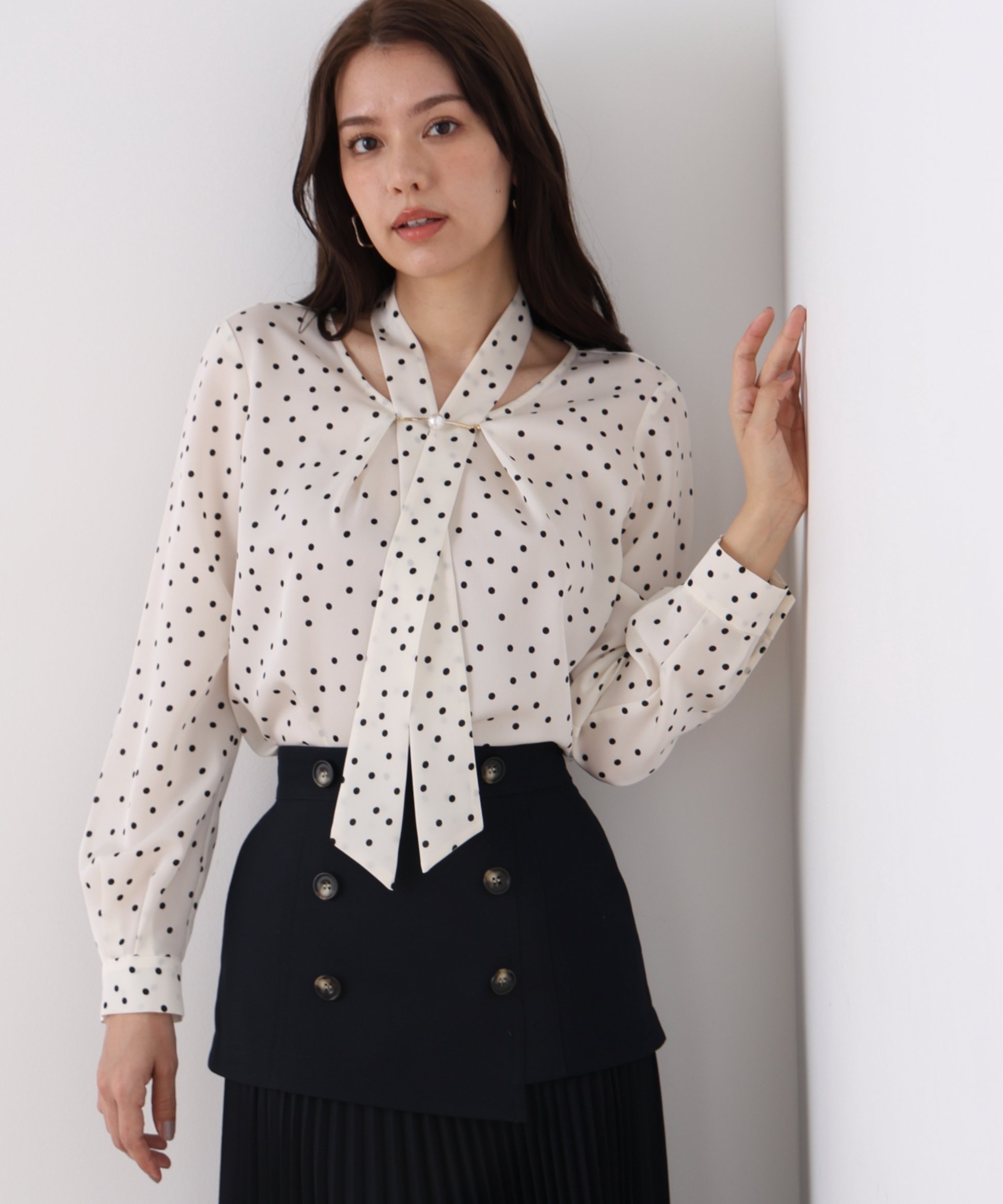 PINKY&DIANNE｜2WAYボウタイブラウス | Rakuten Fashion(楽天