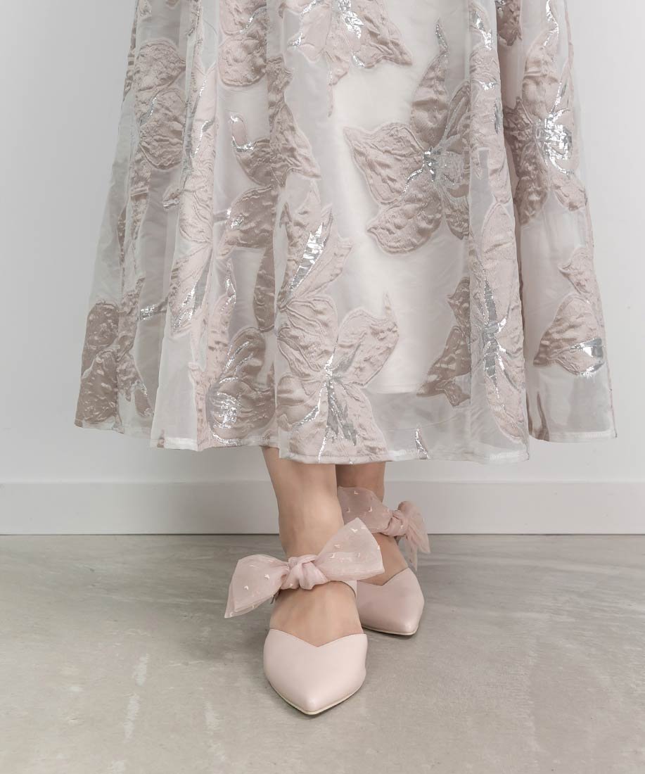 RANDA｜【HEART COLLECTION】2WAYハート刺繍リボンミュール | Rakuten