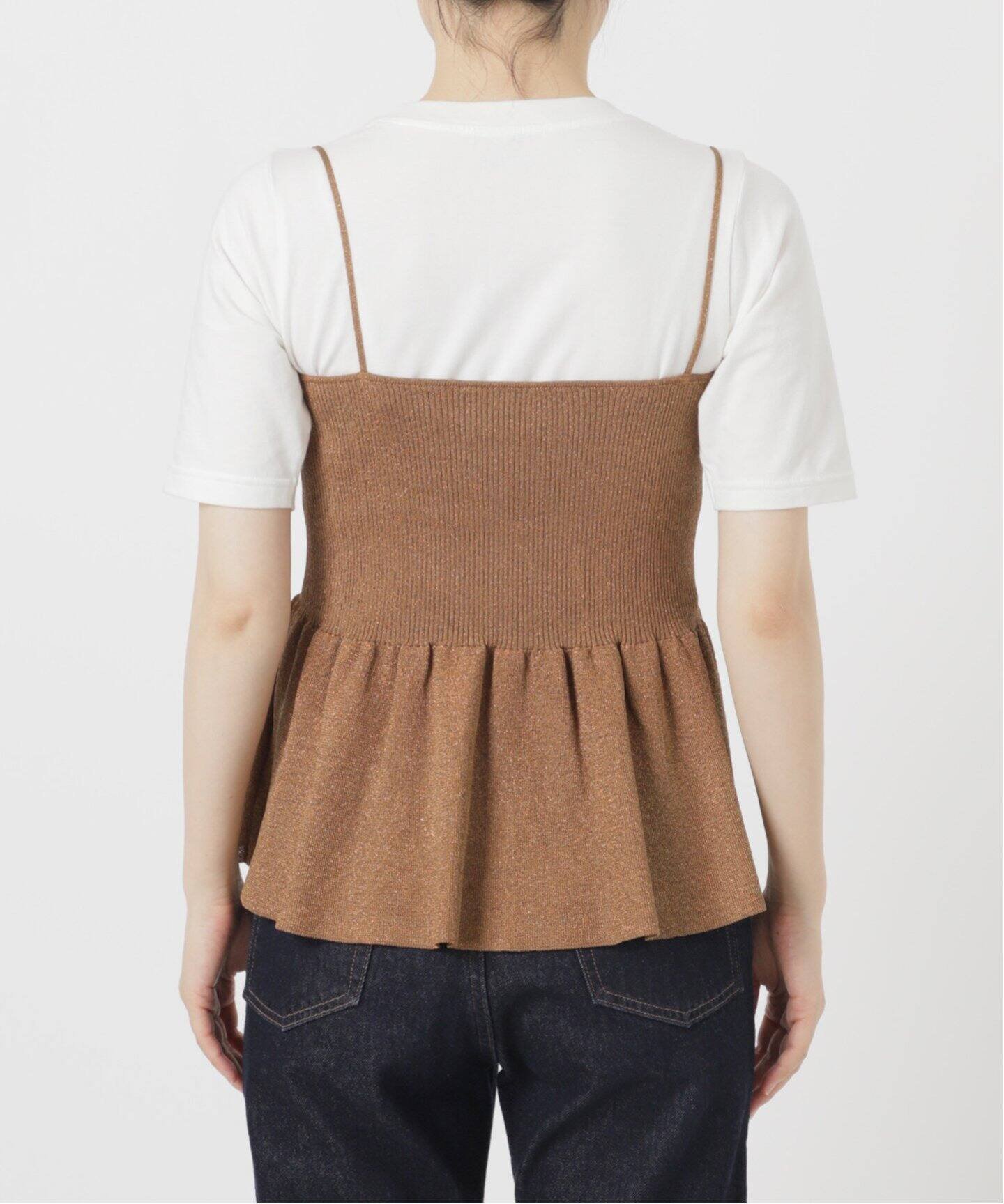 SLOBE IENA｜《追加》ファンタジアパールラメニットビスチェ | Rakuten