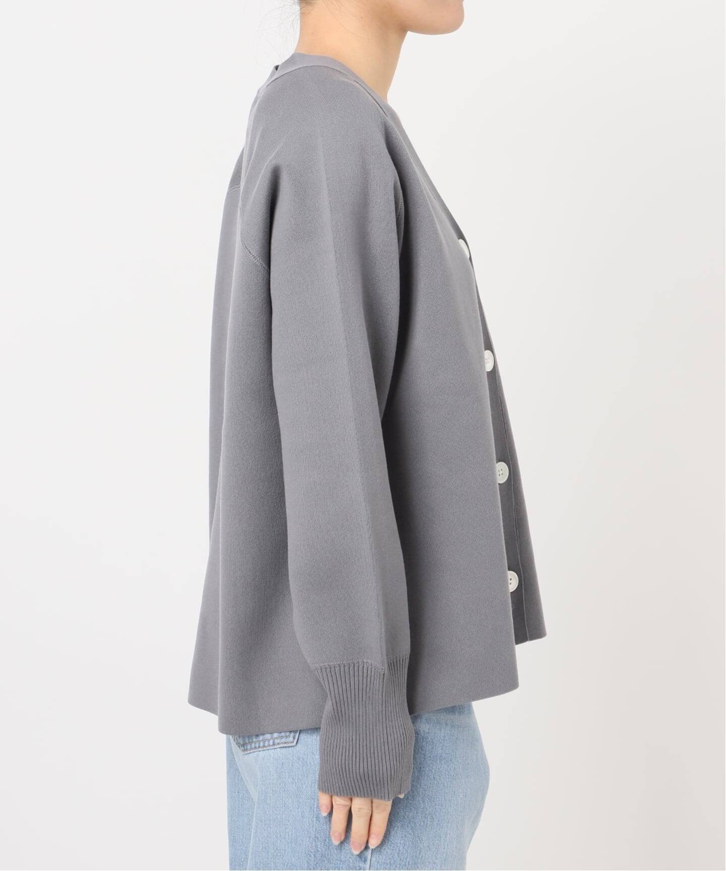 IENA｜《新色/追加》ファインコットンスムースVネックカーディガン