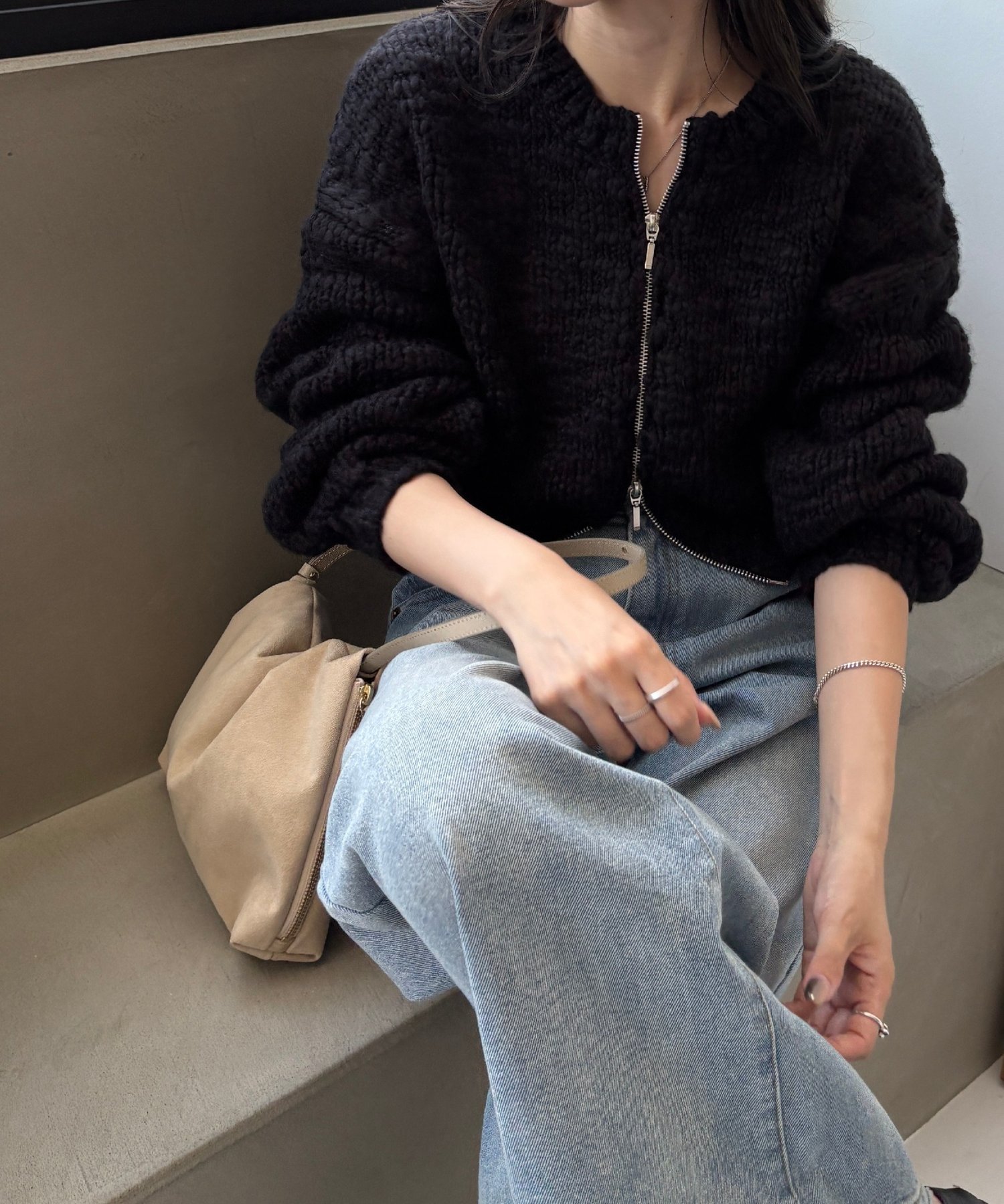 gemeil｜【LE'MAGE×gemeilコラボ】スラブカーディガン | Rakuten