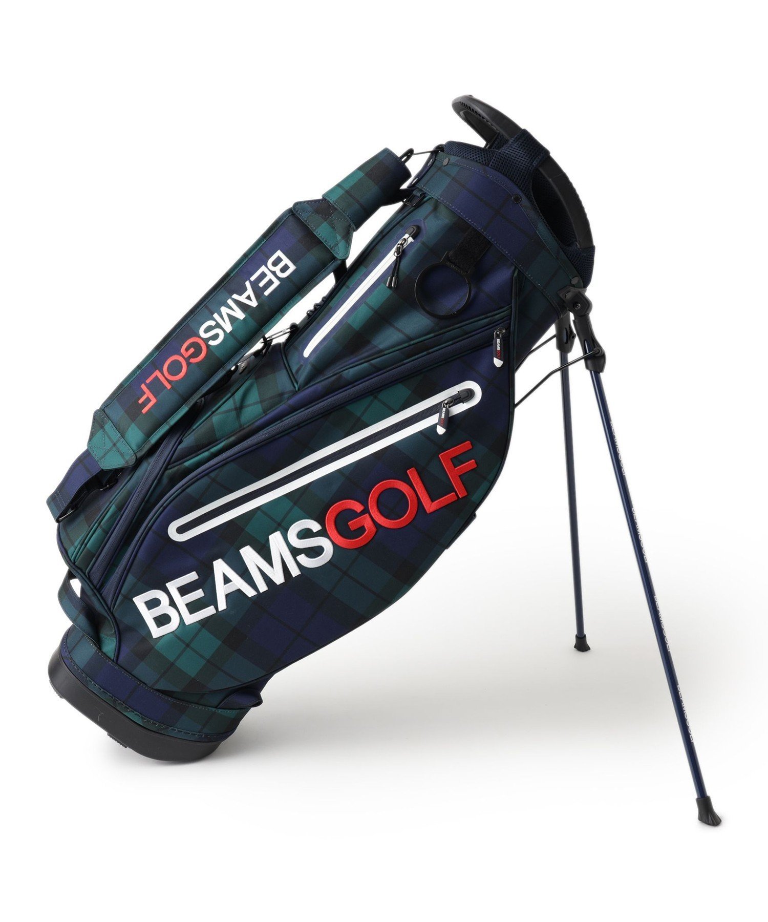 BEAMS GOLF｜ブラックウォッチ スタンド キャディバッグ | Rakuten