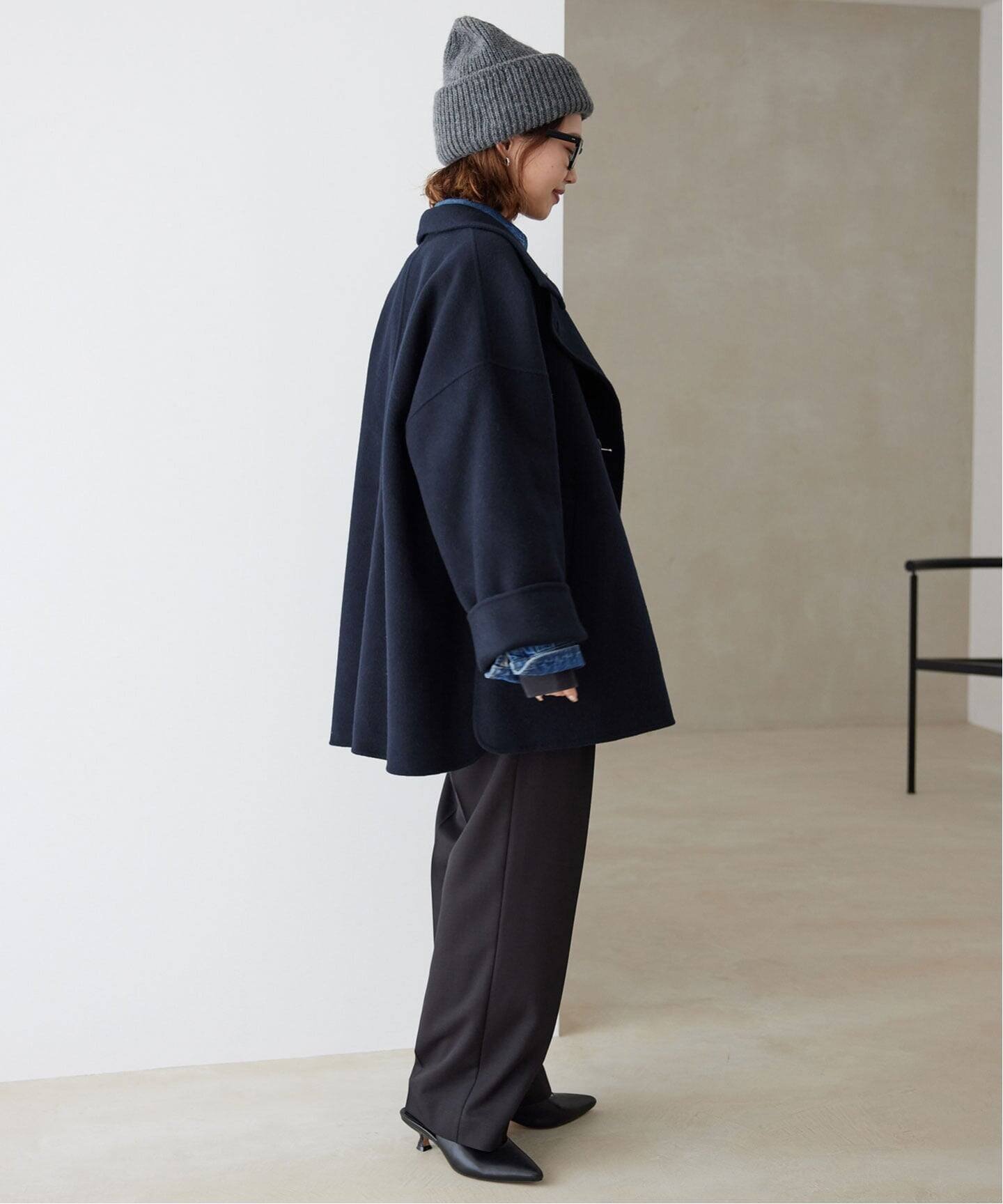 SLOBE IENA｜《WEB限定/追加》souple woolダブルフェイススタンド