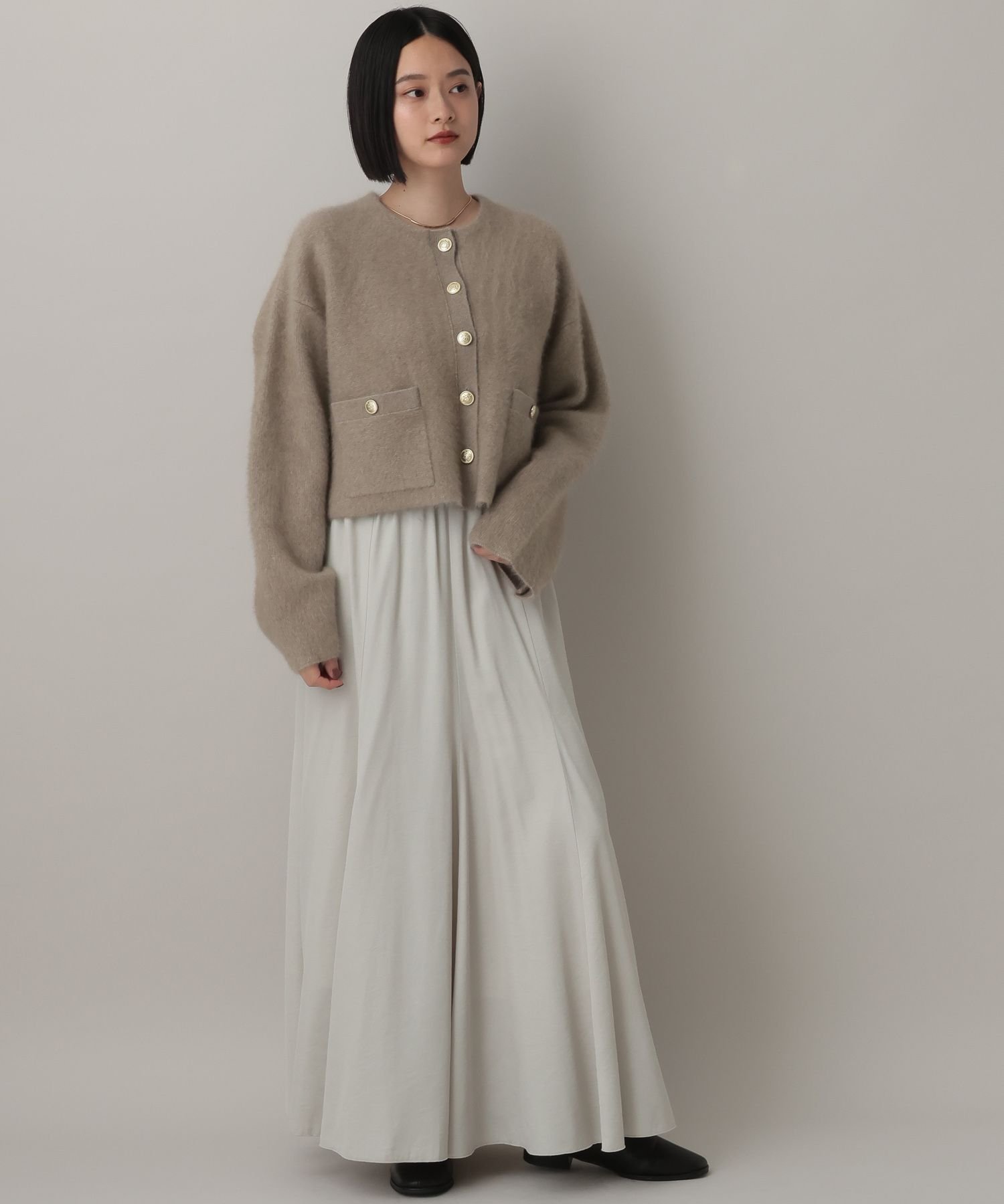 A part by｜CNラクーンコンキンボタンカーディガン | Rakuten Fashion