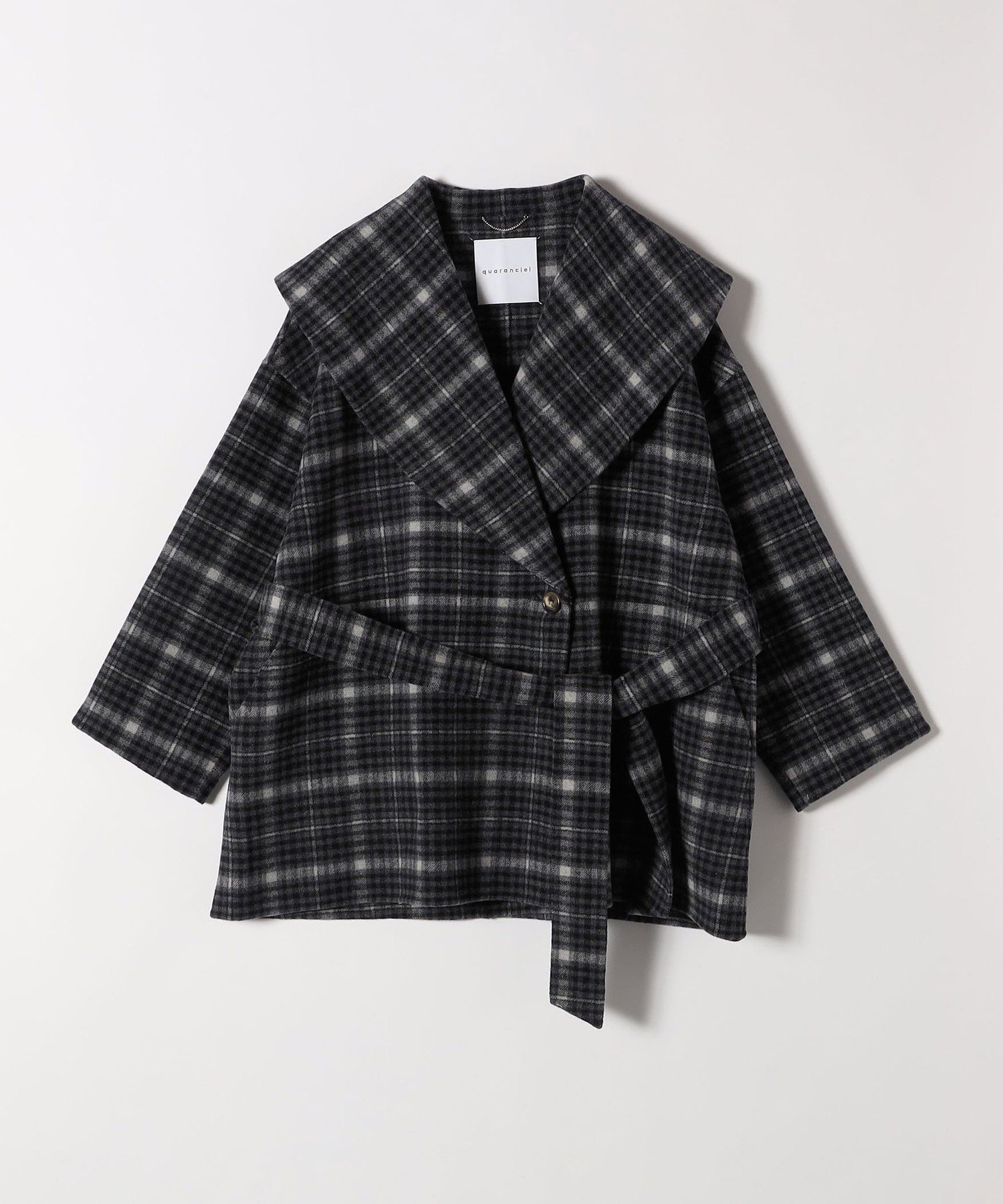 SHIPS｜quaranciel: リバー ケープ ショート コート 25AW | Rakuten