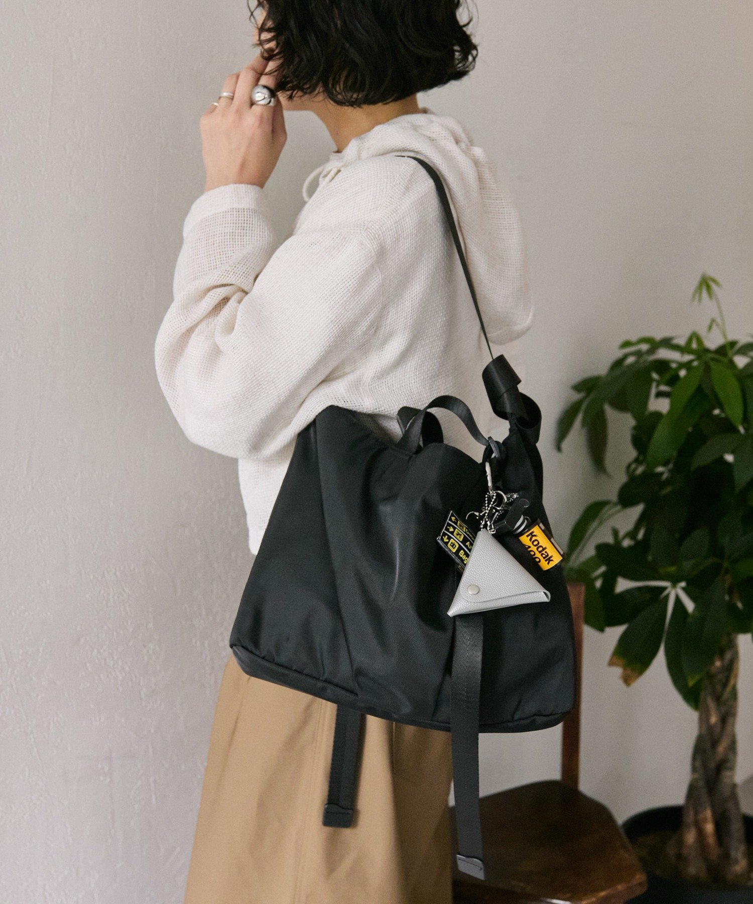 ear PAPILLONNER｜《ouchi企画》アジャスタートートバッグ横型