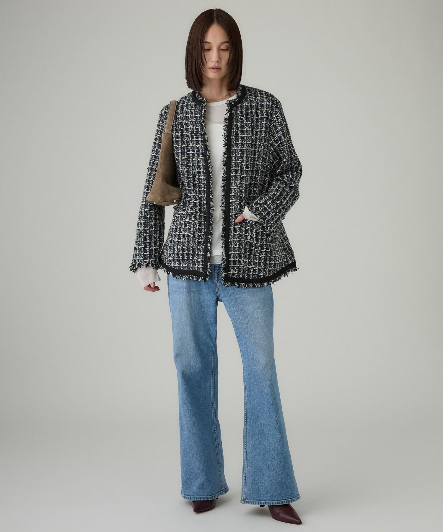 BABYLONE｜【柳橋唯さんコラボアイテム】ツイードジャケット | Rakuten