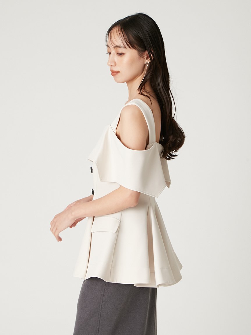 FRAY I.D｜オフショルペプラムトップス | Rakuten Fashion(楽天