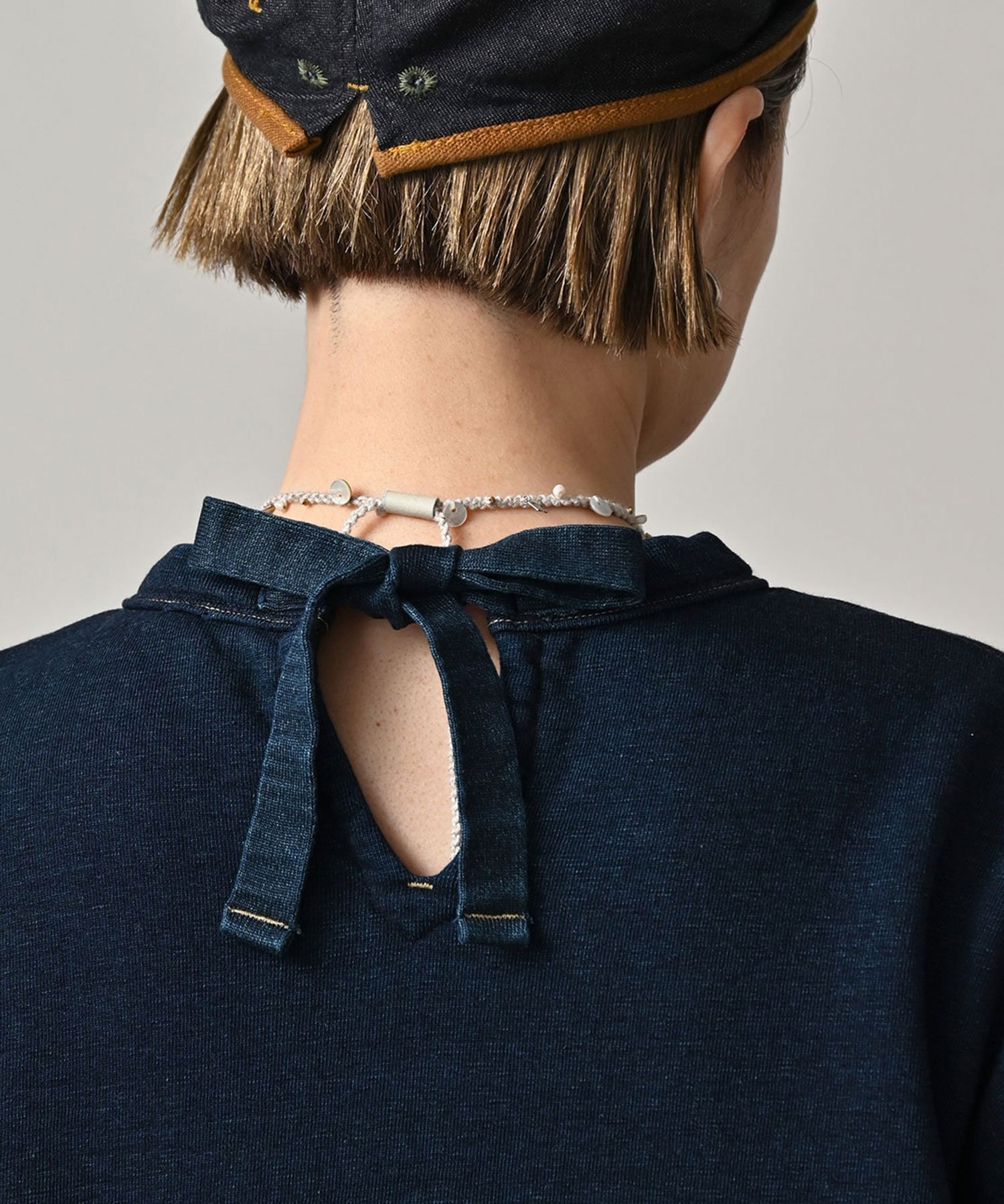 45R｜裏毛のチュニック(インディゴ) | Rakuten Fashion(楽天