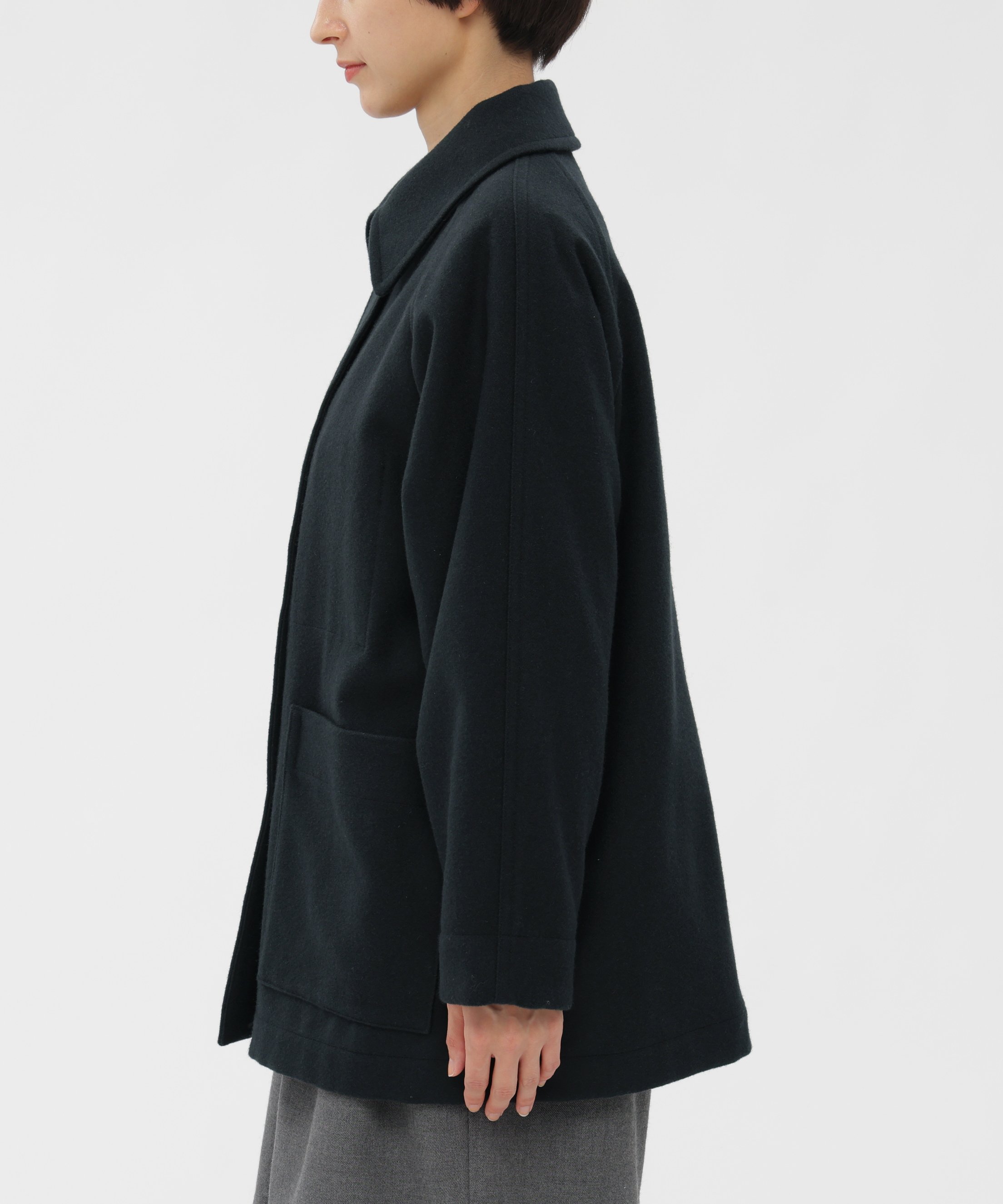 MARGARET HOWELL｜BASIC WOOL MELTON COAT | Rakuten Fashion(楽天