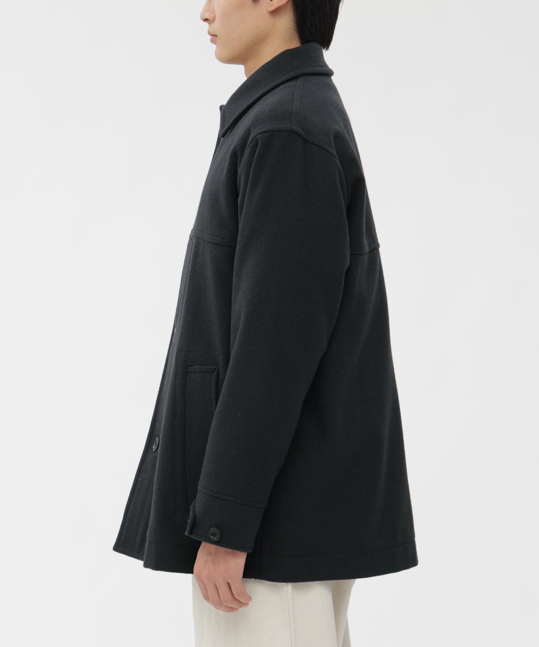 MARGARET HOWELL｜BASIC WOOL MELTON COAT | Rakuten Fashion(楽天