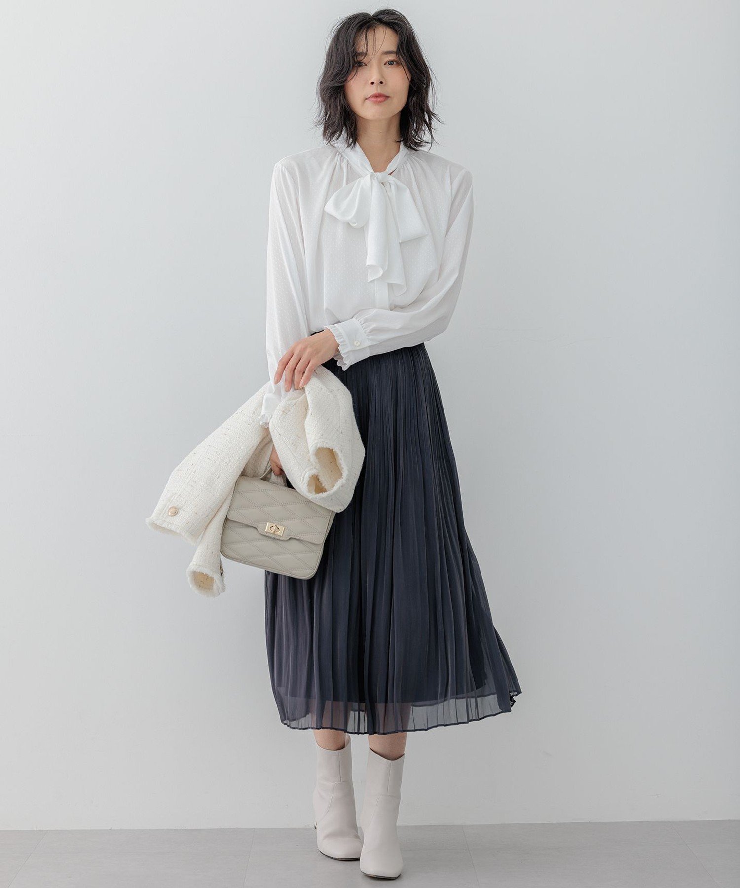 23区｜【滝沢眞規子さん着用】GIOLICA ボタン ツイード ジャケット