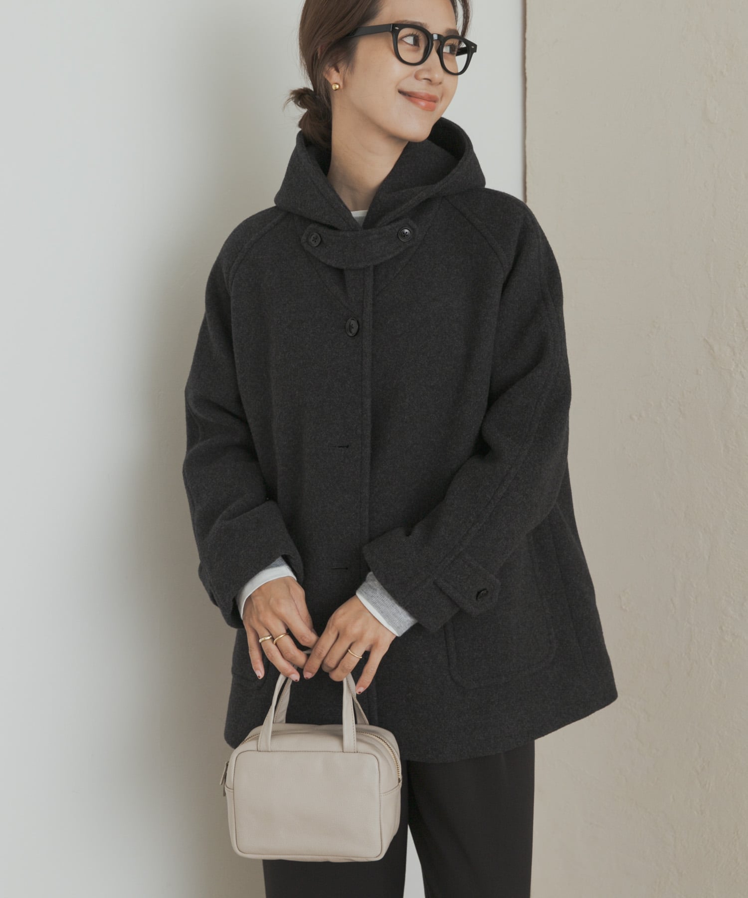 URBAN RESEARCH DOORS｜エアリーウールフードコート | Rakuten Fashion