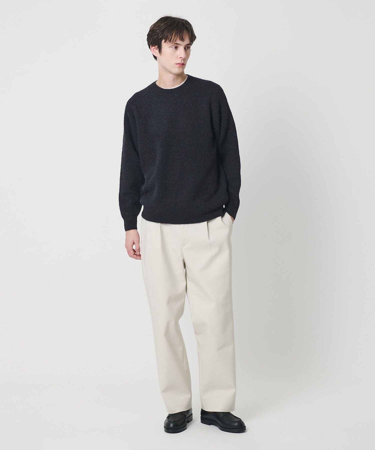 BEAUTY&YOUTH UNITED ARROWS｜エアシャギー アルパカ クルーネック