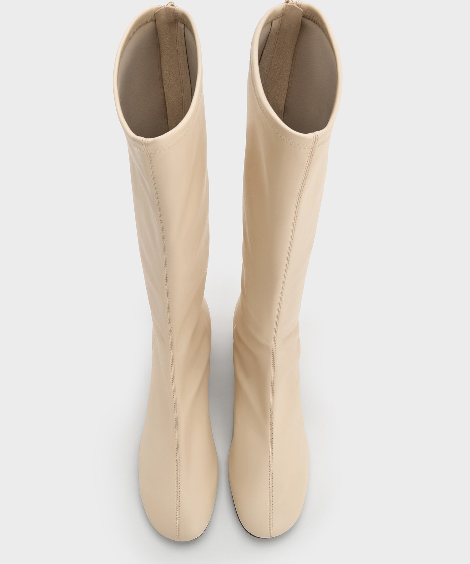 CHARLES & KEITH｜ブロックヒール ロングブーツ | Rakuten Fashion