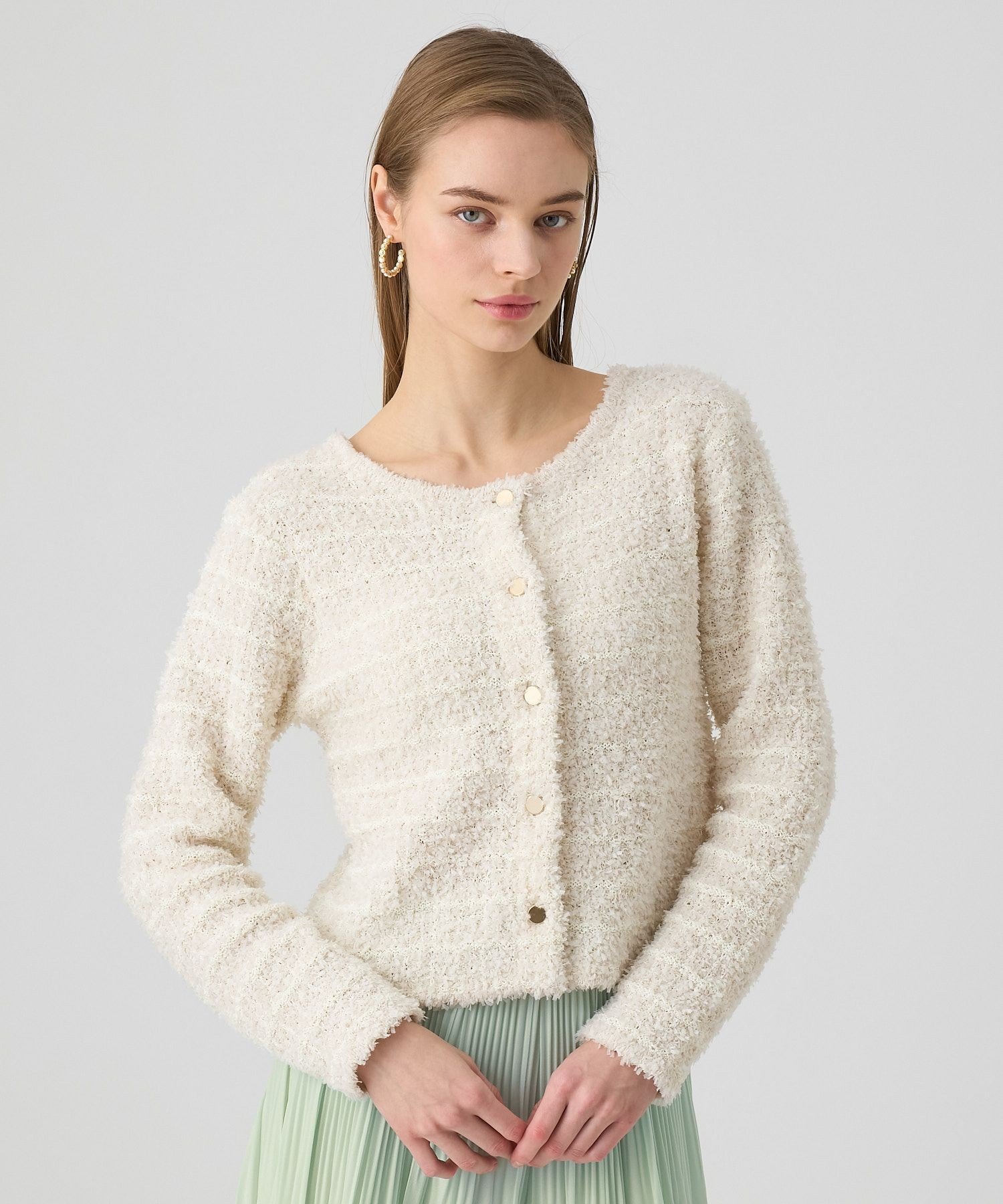 ANAYI｜フロッシュツイード2WAY カーディガン | Rakuten Fashion(楽天