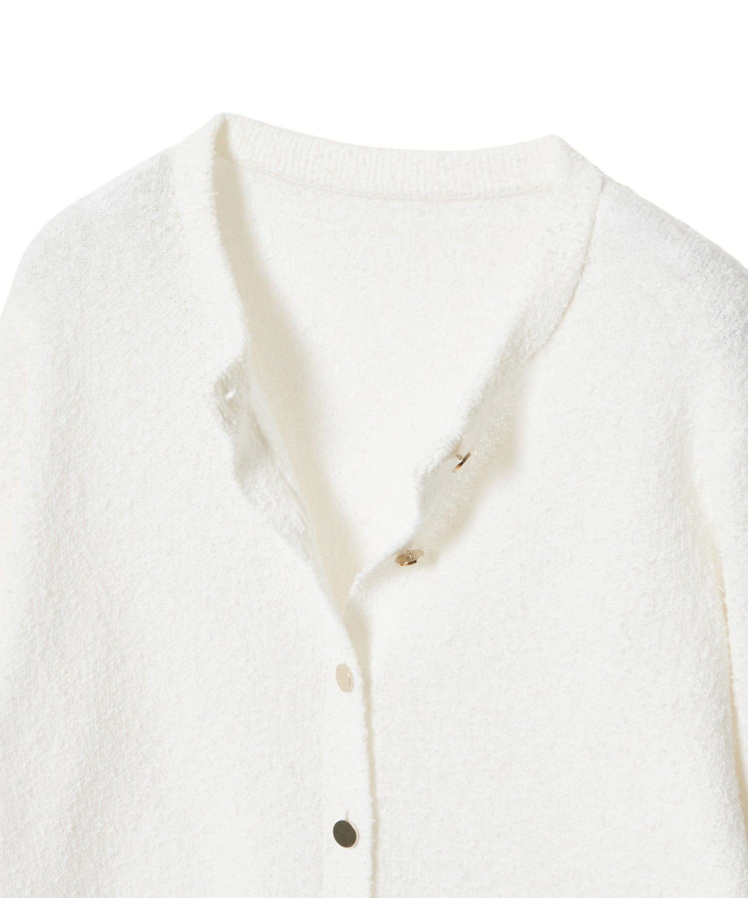 ANAYI｜ネップスムースクルーネックカーディガン | Rakuten Fashion