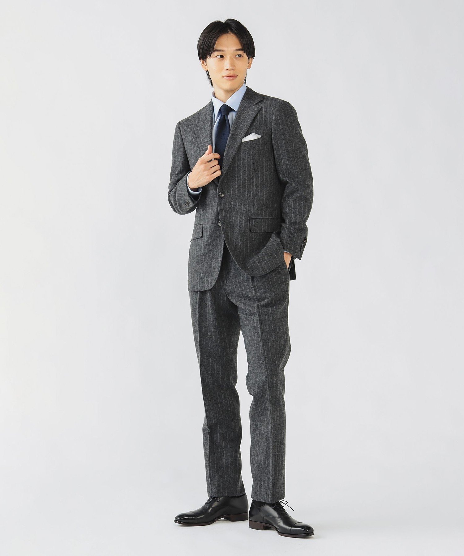 BEAMS HEART｜チョークストライプ スーツ(S~XXL・セットアイテム