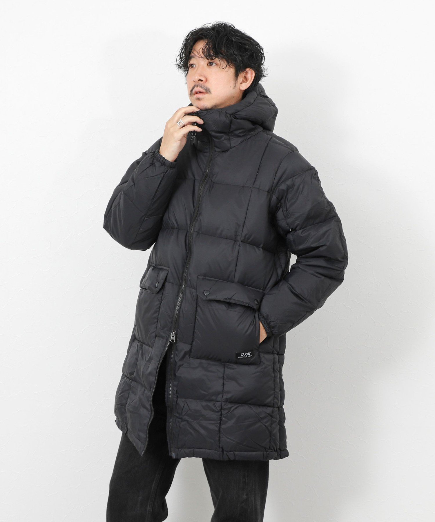 NOLLEY'S｜【TAION/タイオン】MOUNTAIN PACKABLE VOLUME DOWN HOOD