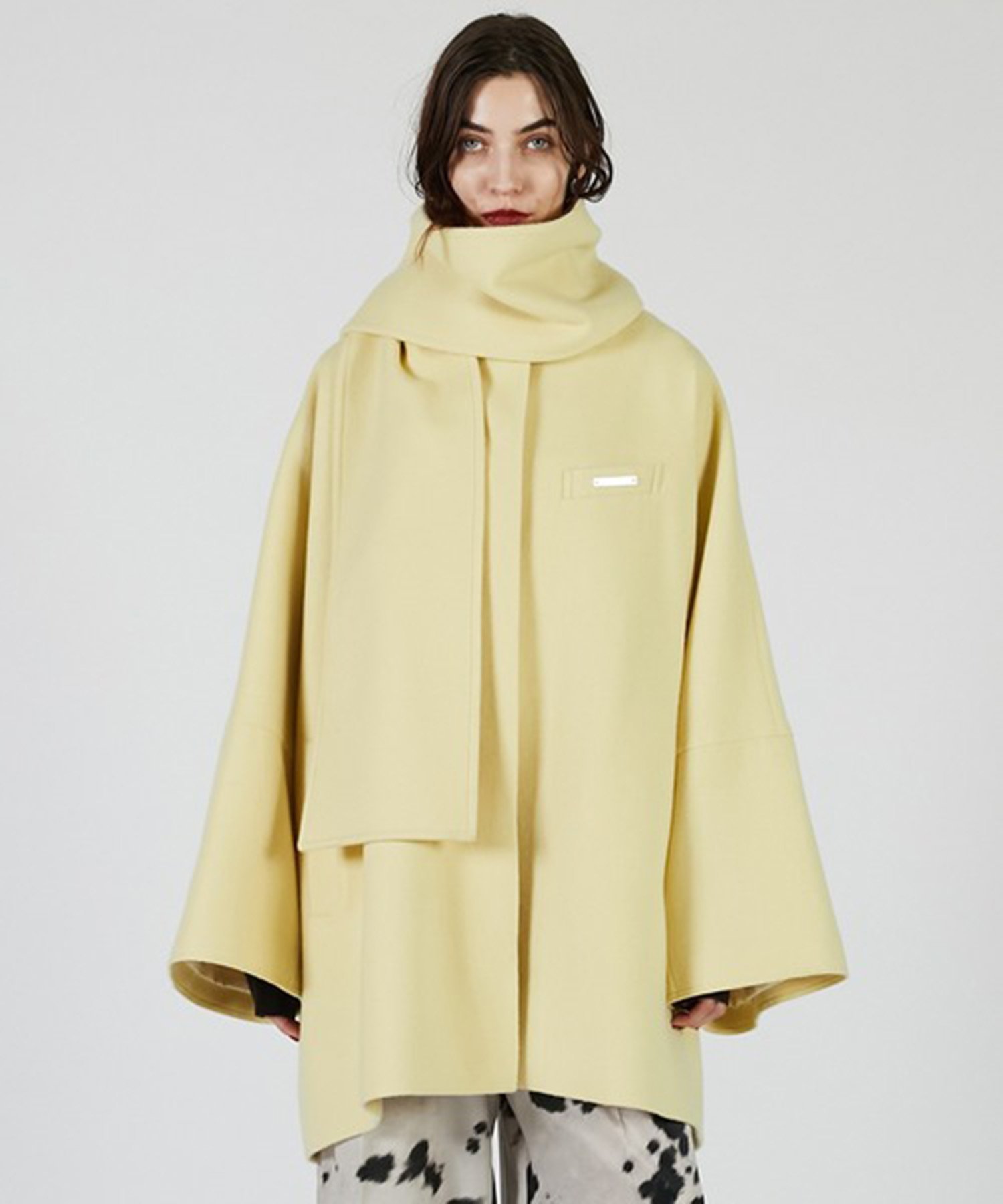 PRANK PROJECT｜マフラー付きポンチョコート | Rakuten Fashion(楽天