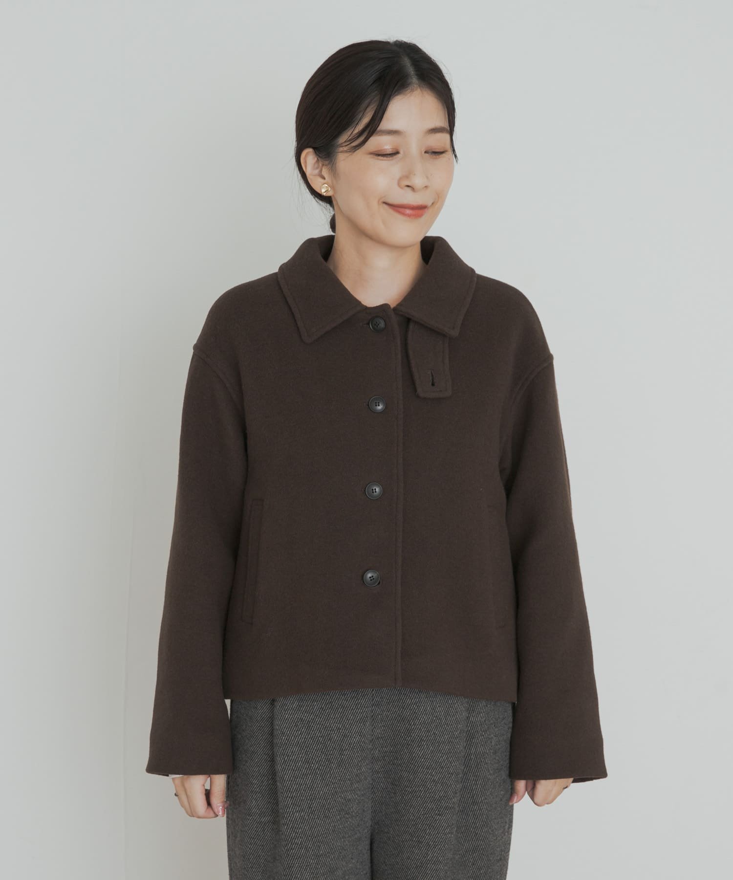 URBAN RESEARCH DOORS｜中綿ウールショートコート | Rakuten Fashion