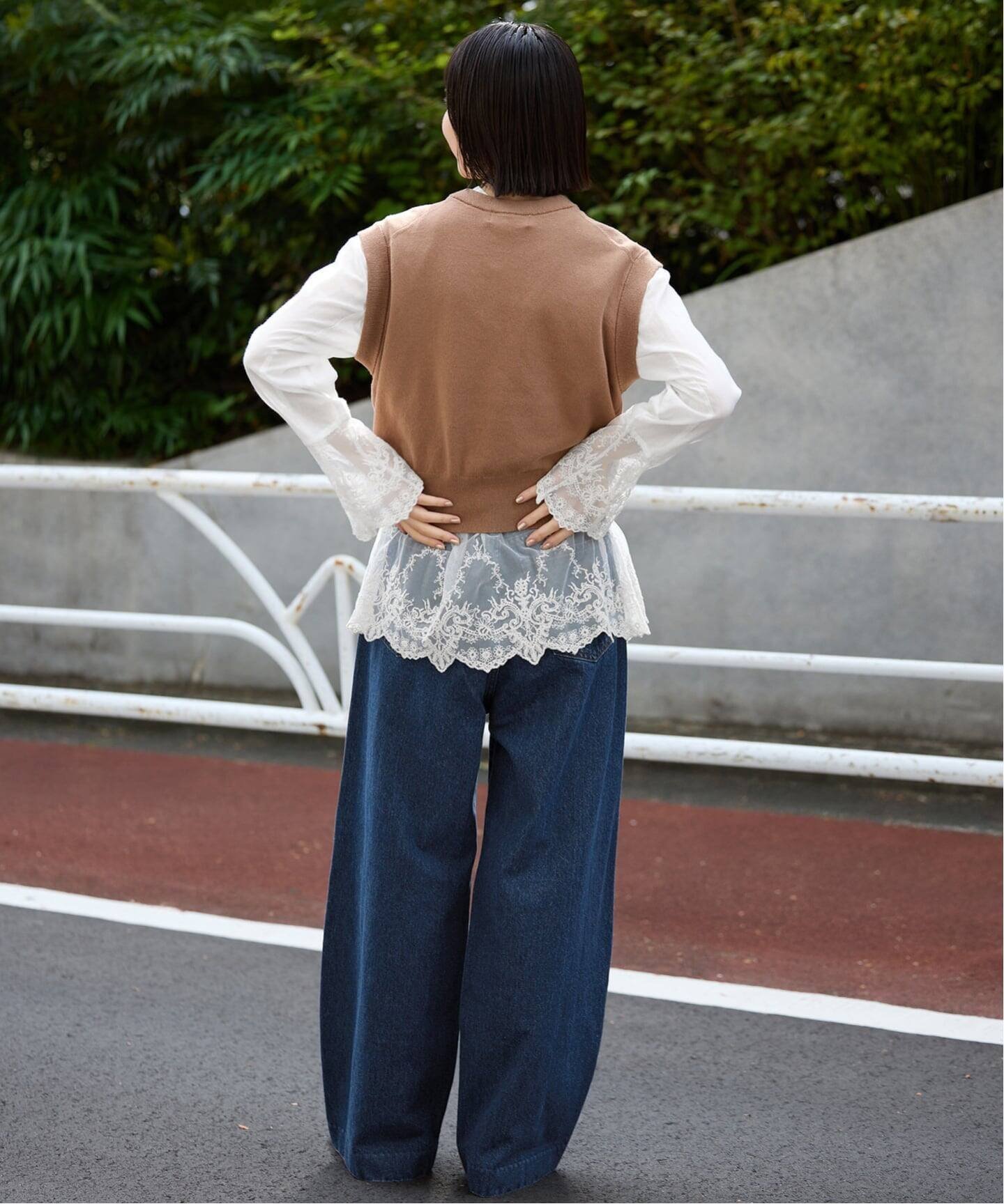 SLOBE IENA｜《WEB限定/追加予約》チュールレースブラウス | Rakuten