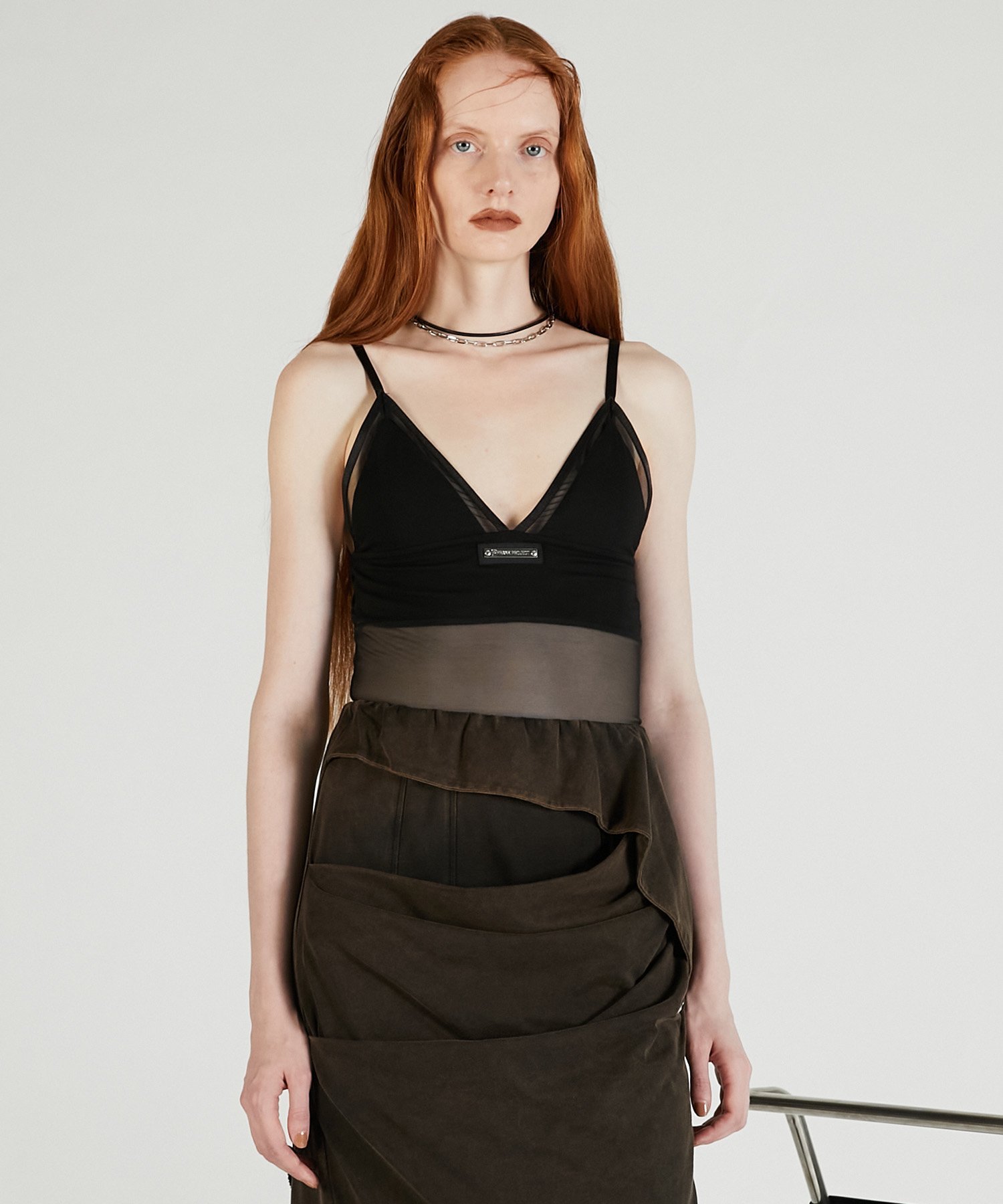 PRANK PROJECT｜シアートリムキャミソール / Sheer Trim Camisole