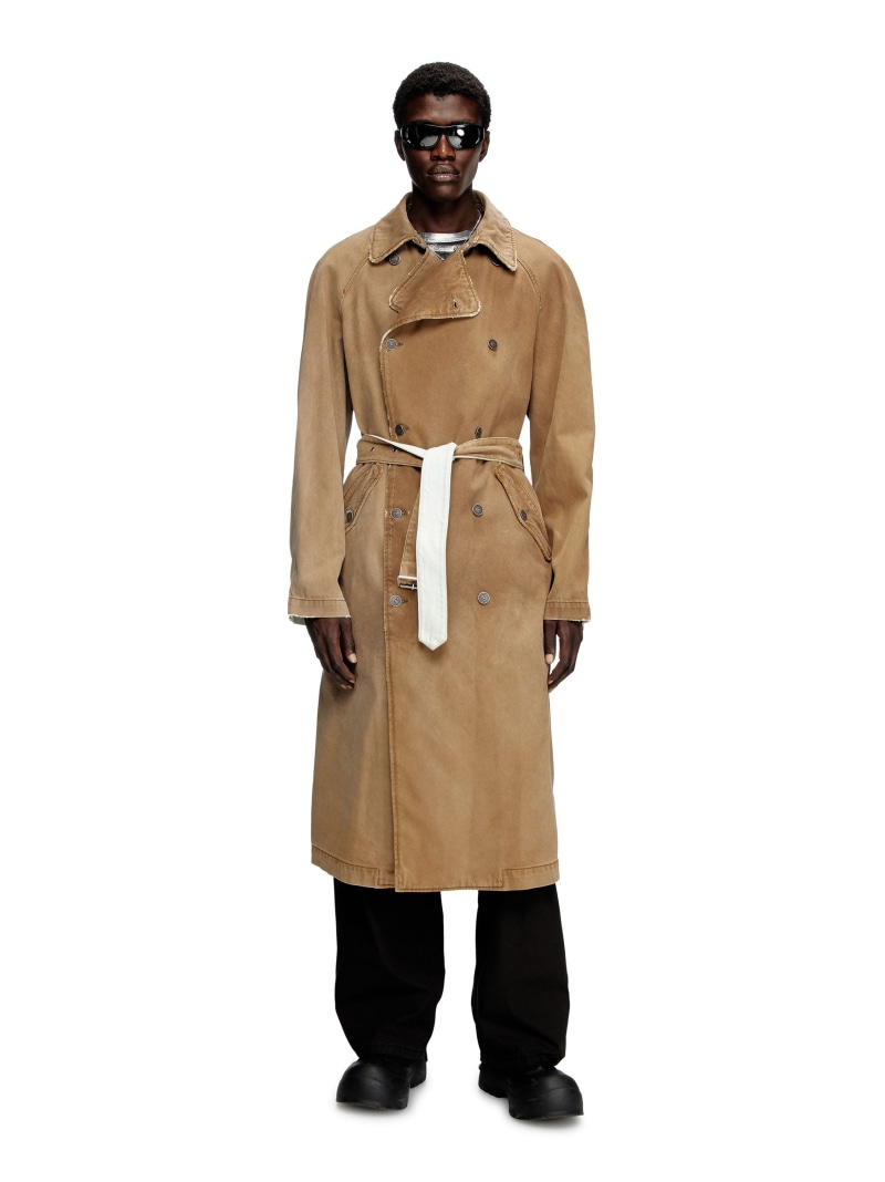 楽天市場】DIESEL メンズ トレンチコート デニム ディーゼル