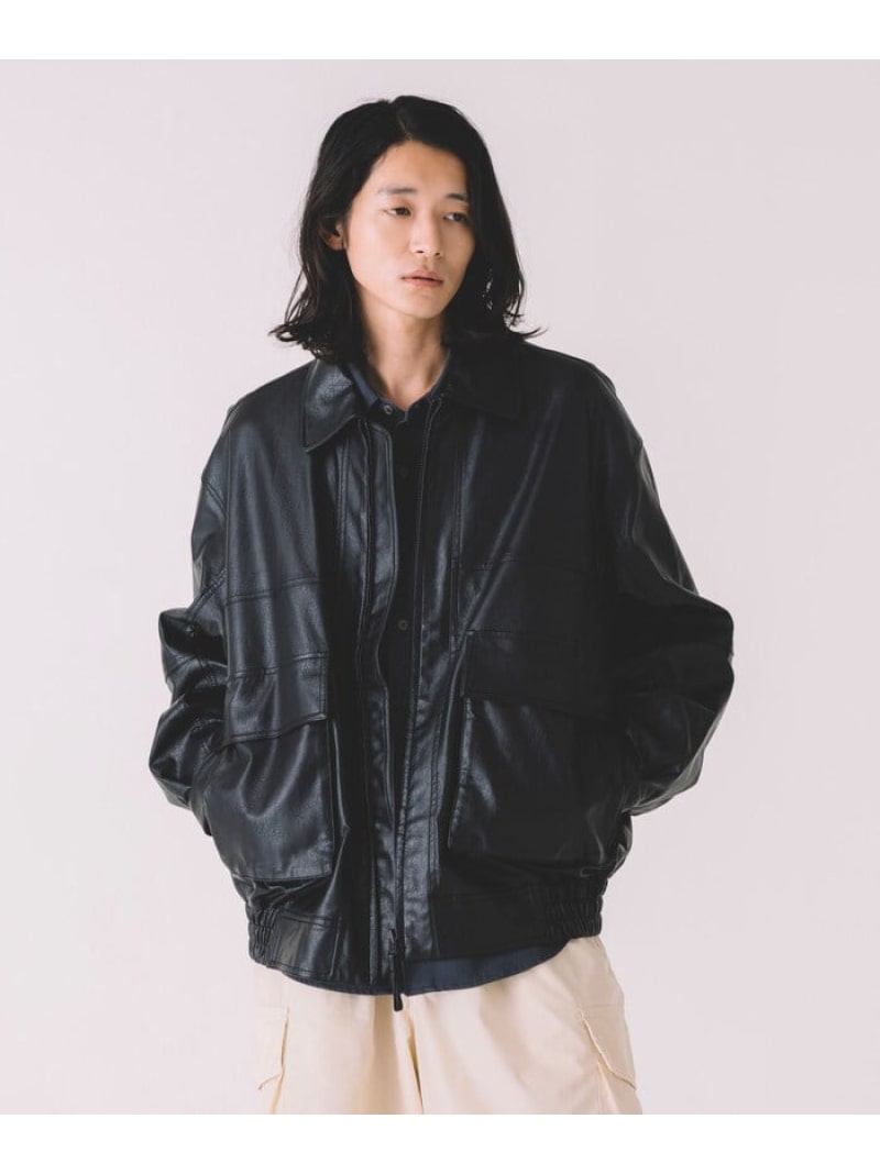 楽天市場】【SALE／41%OFF】FREAK'S STORE フェイクレザー ジップ
