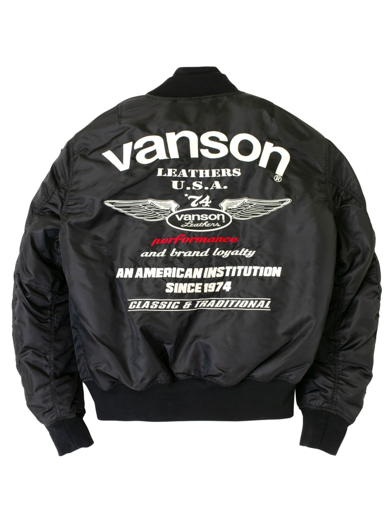 楽天市場】【SALE／20%OFF】Vanson Leathers MA-1 JACKET バンソン