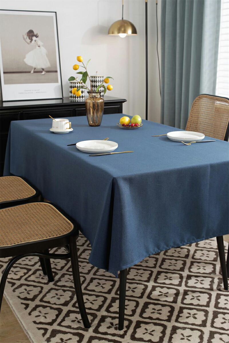 楽天市場】無地 テーブルクロス 撥水 北欧 7色 13サイズ 厚手 布 洗濯