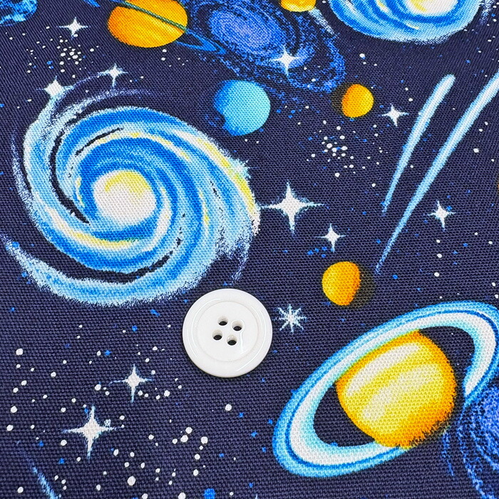 楽天市場】ギャラクシーコスモ柄オックス生地/銀河系や惑星がプリント